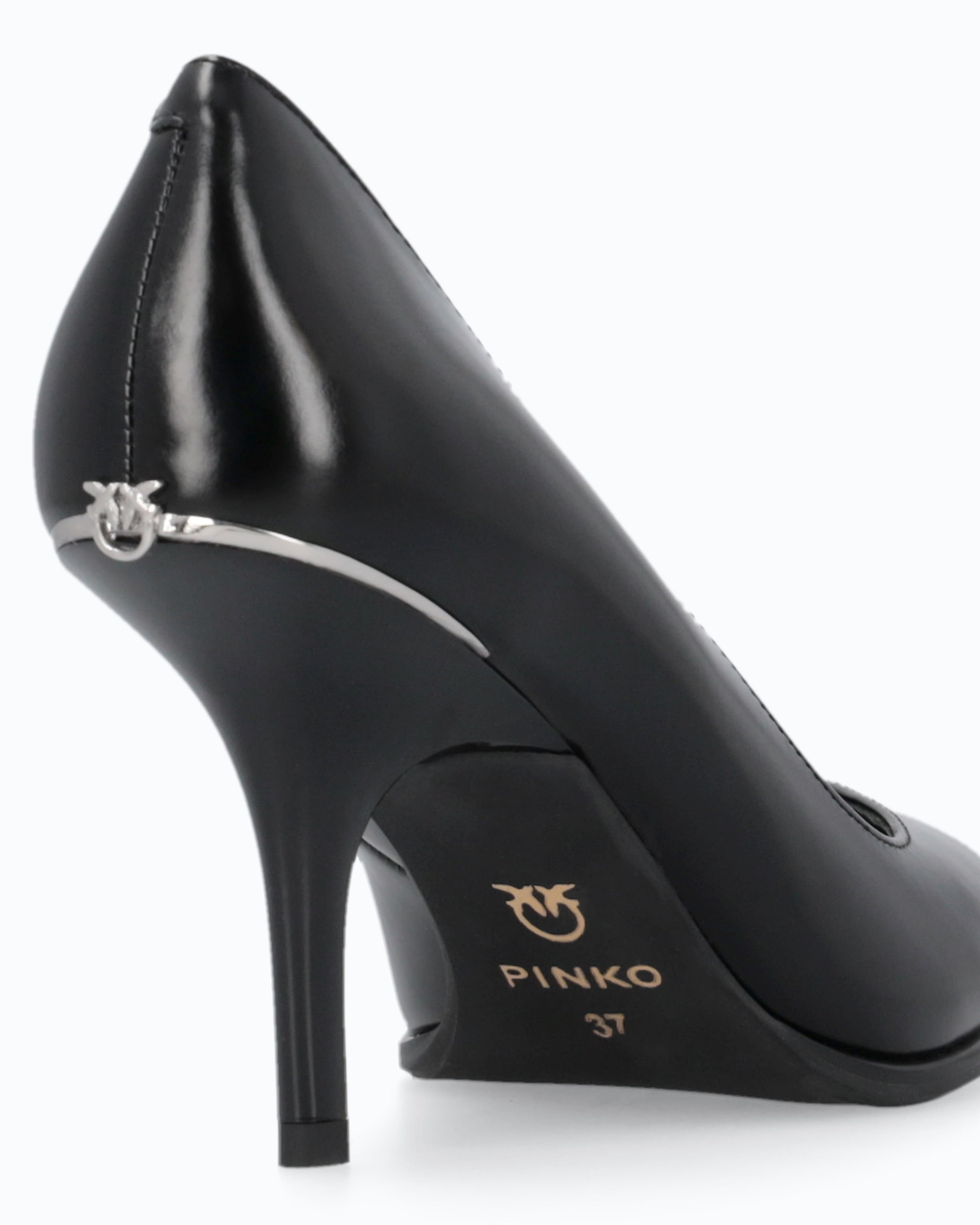 Pinko Lady 11 Pump czółenka skórzane czarne szpilka
