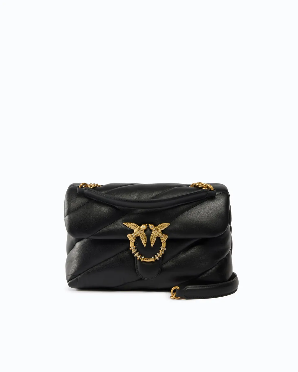 Pinko Love Bag Puff torebka pikowana czarna