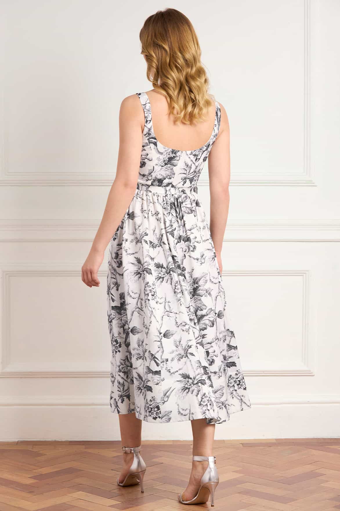 Needle & Thread Marie Toile De Jouy Ballerina Dress sukienka multi