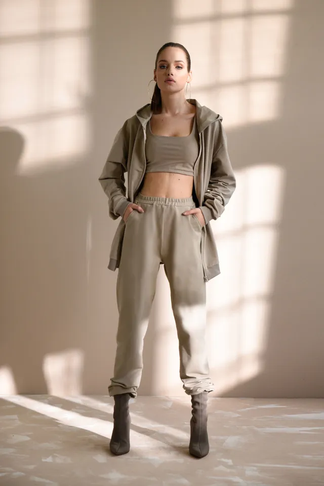 Nudyess Hoodie Kardamon bluza oversize z kapturem