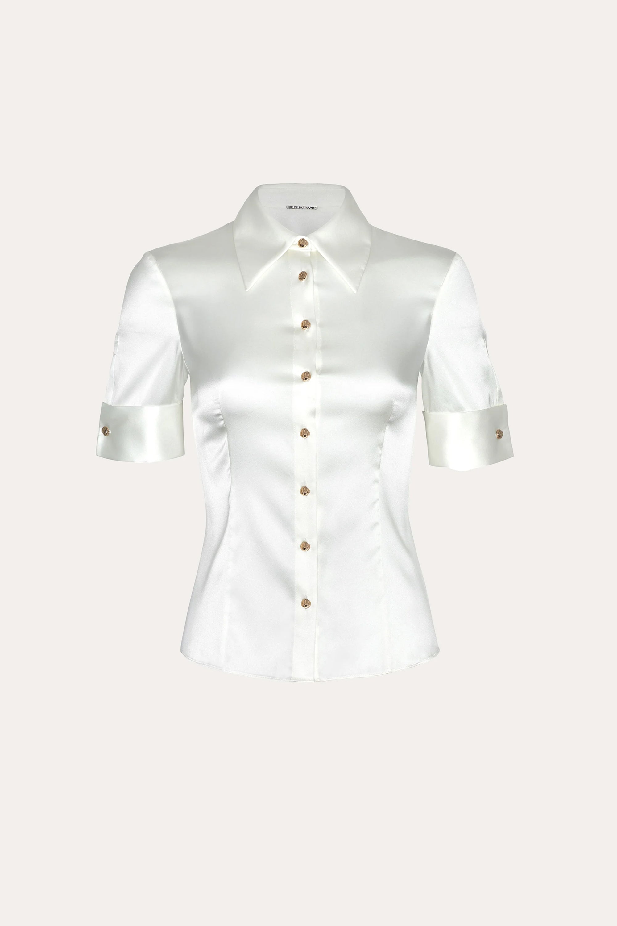 Elie Tahari Sylvie Charmeuse bluzka Fresh Pearl
