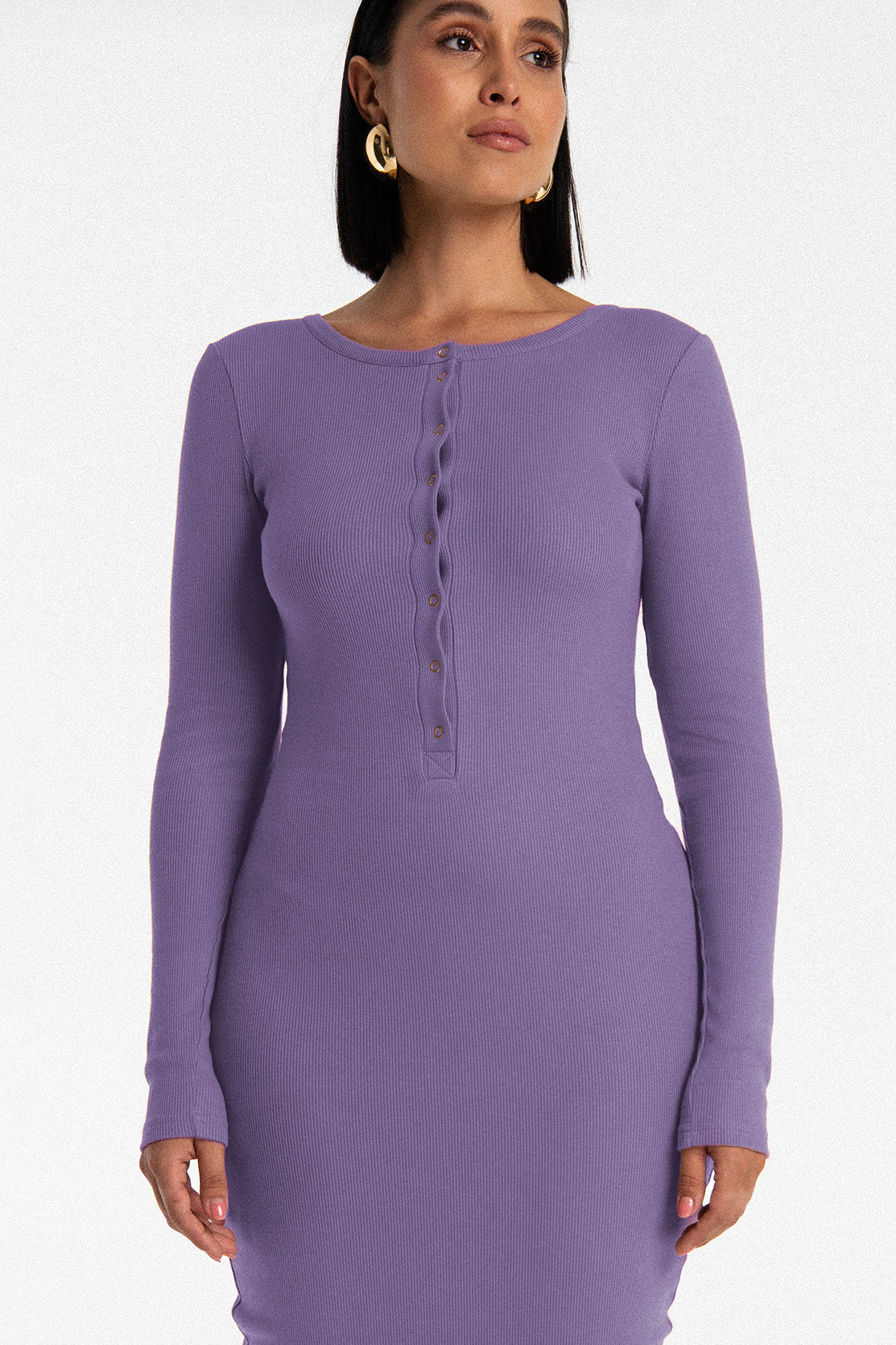 Nudyess Isla k811 sukienka mimi Purple napy