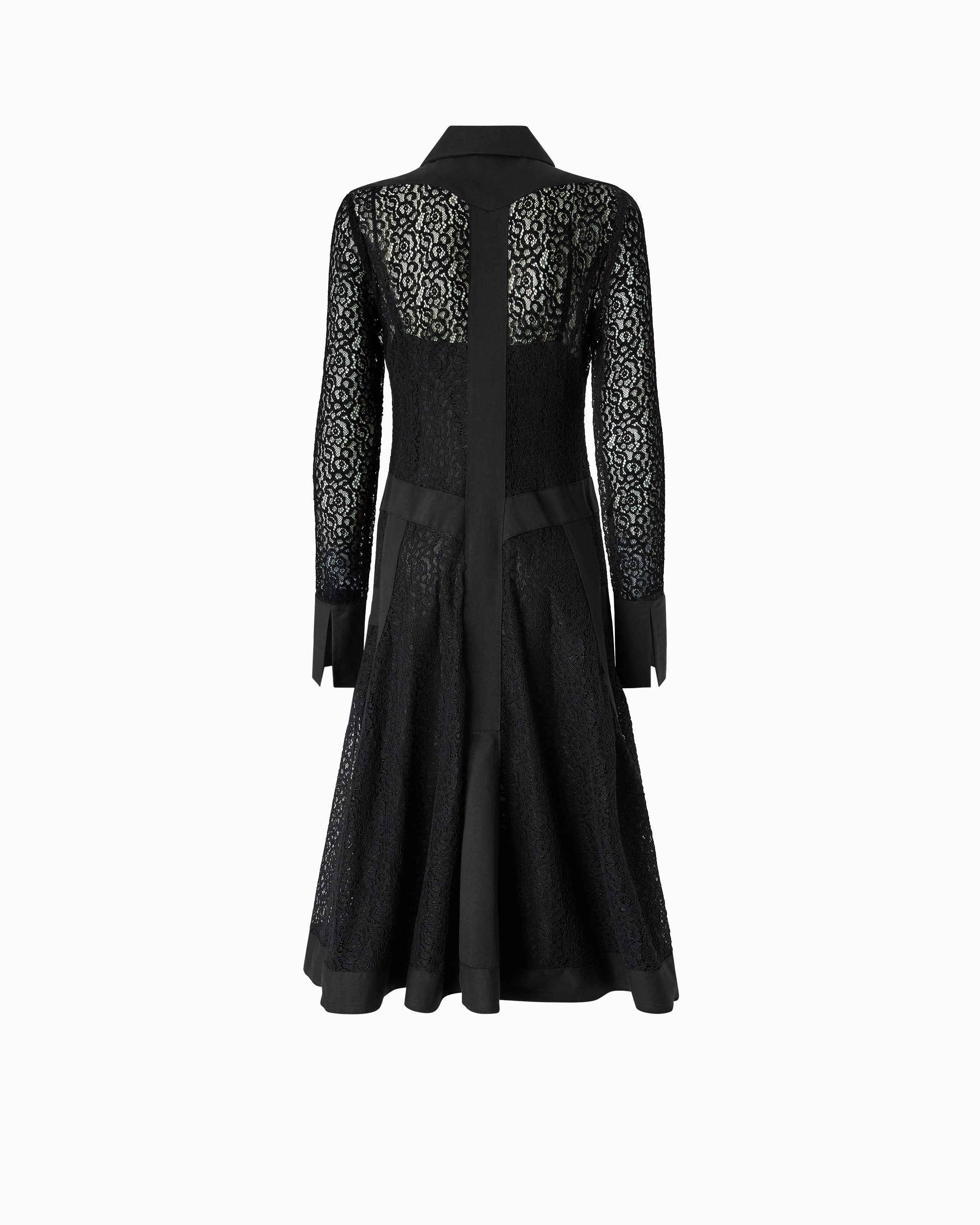 Pinko Rossese Dress sukienka midi czarna koronkowa