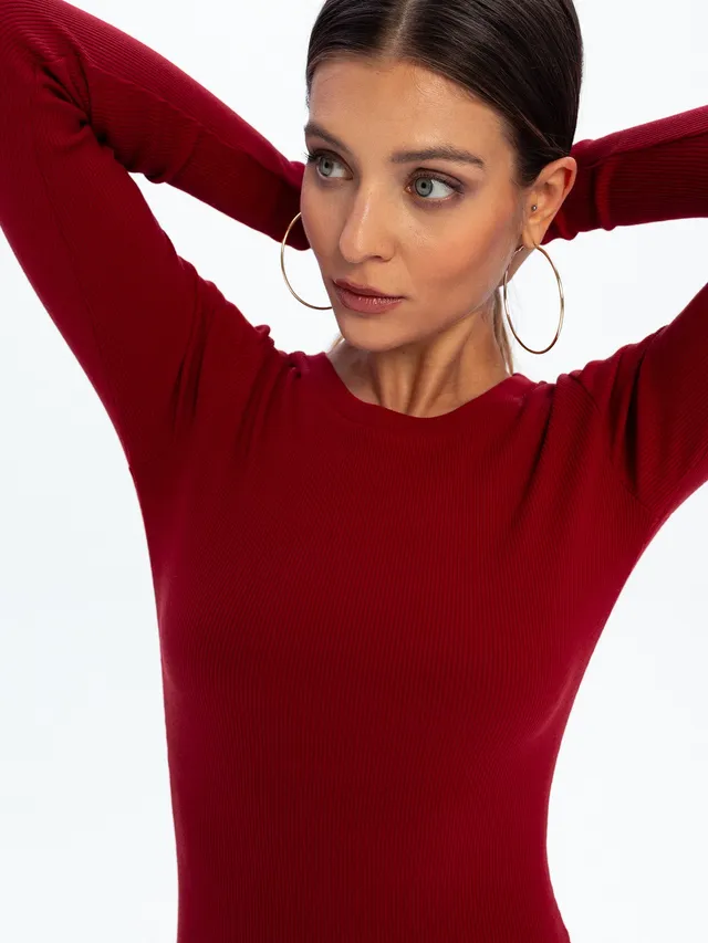 Nudyess Eos sukienka maxi Cherry bawełniana