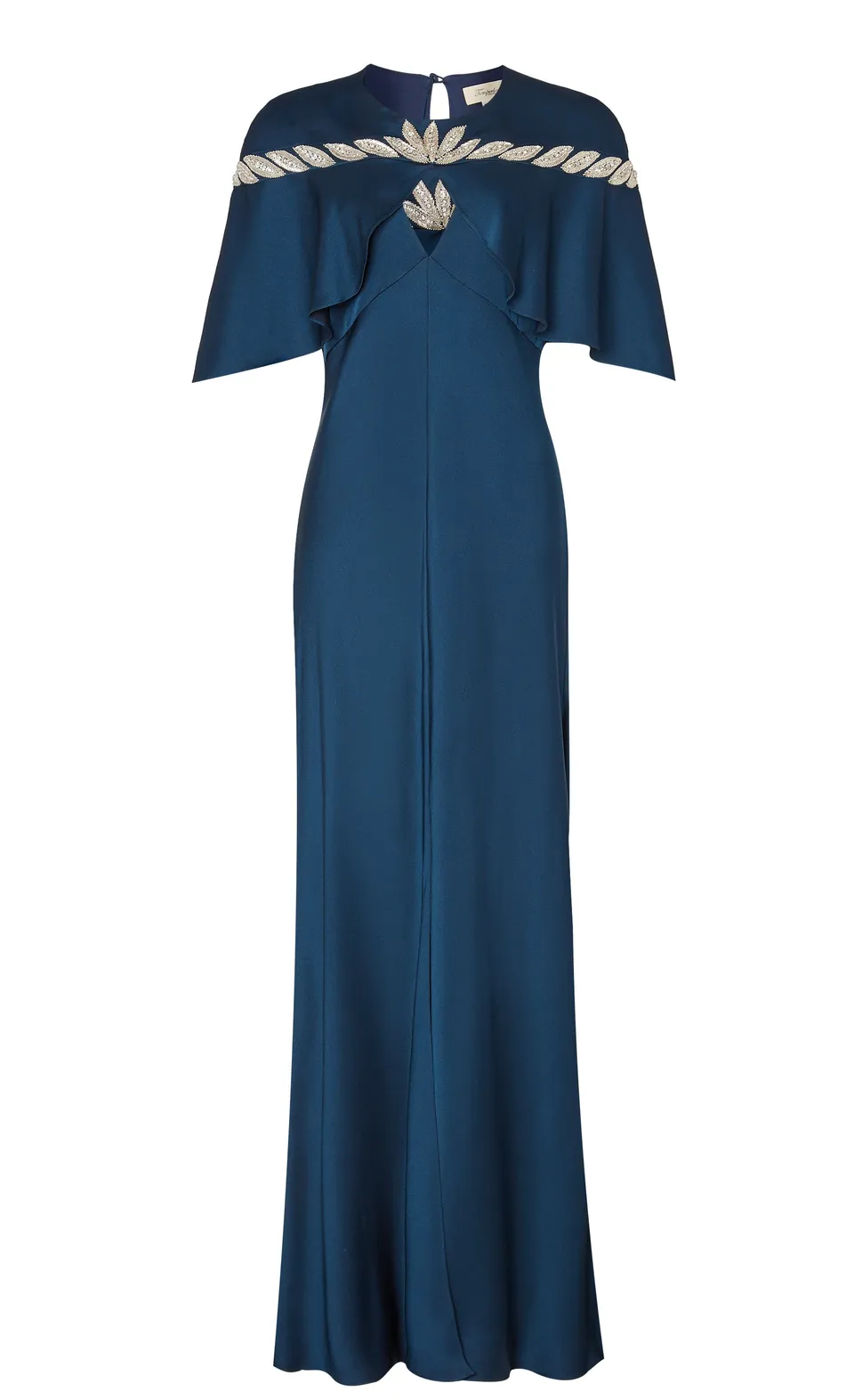 Temperley London Vine Cape Gown sukienka Midnight midi