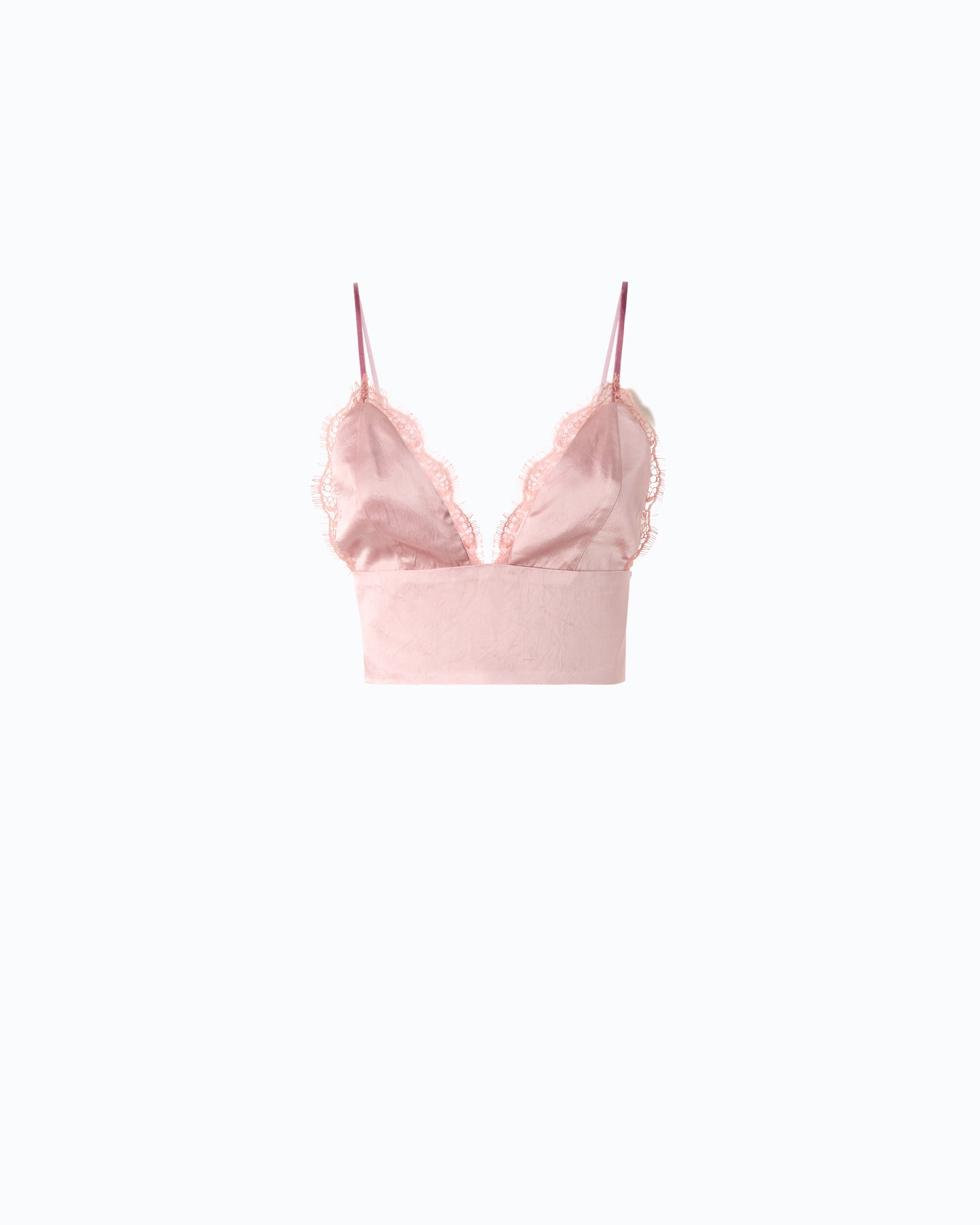 Pinko Lotus Top top gorsetowy satynowy różowy