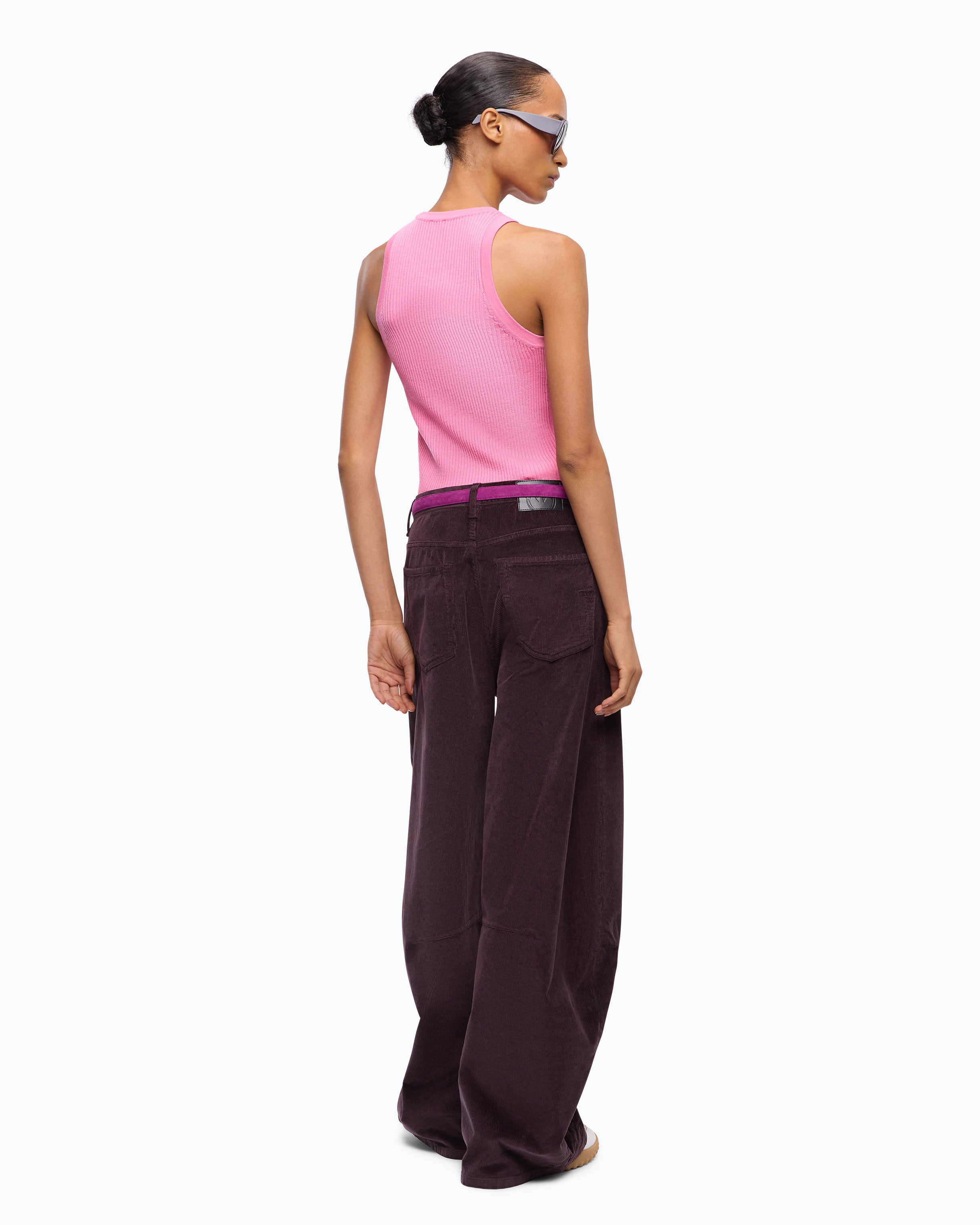 Pinko Newcastle top różowy wełniany