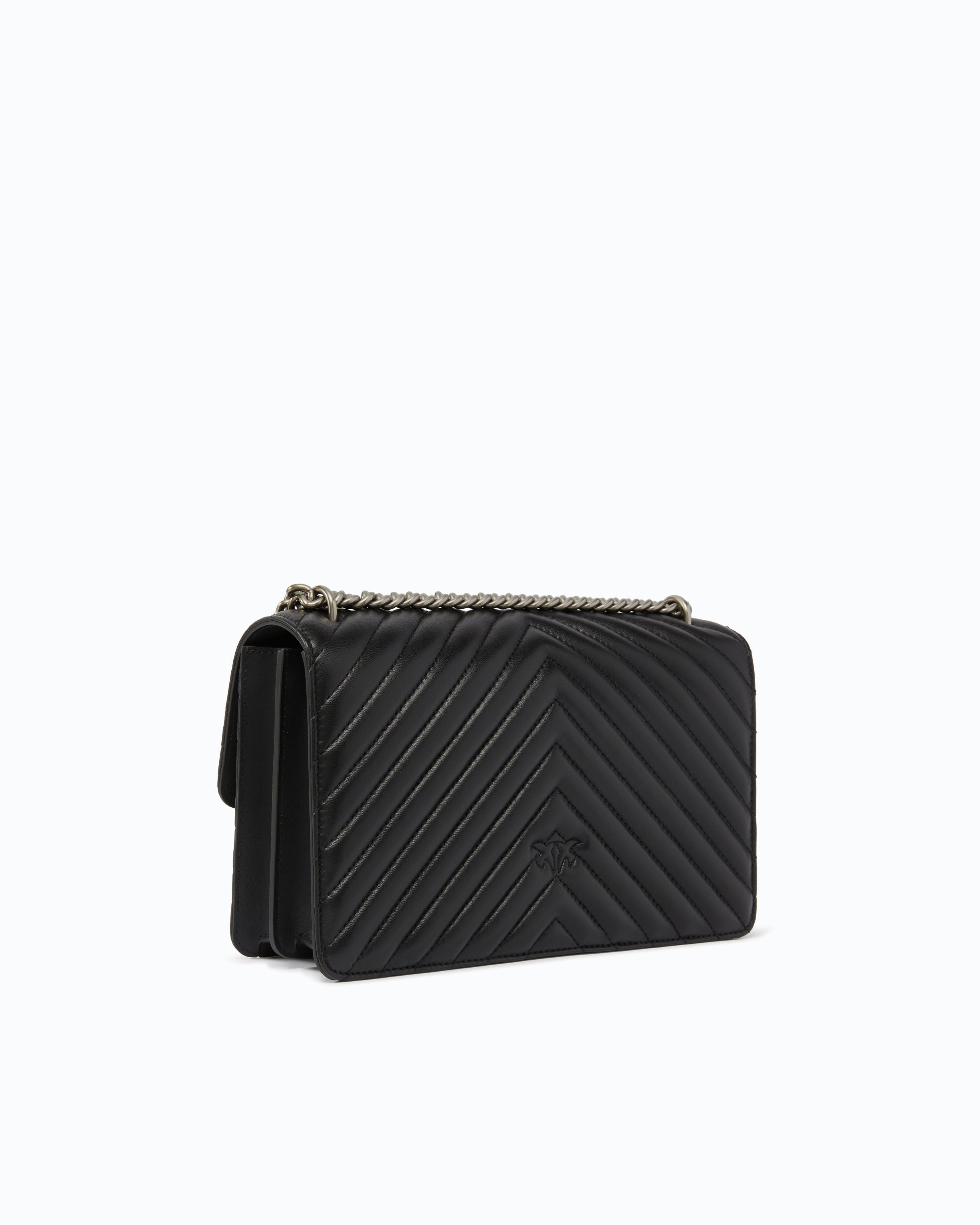 Pinko Love Bag One Classic torebka pikowana czarna