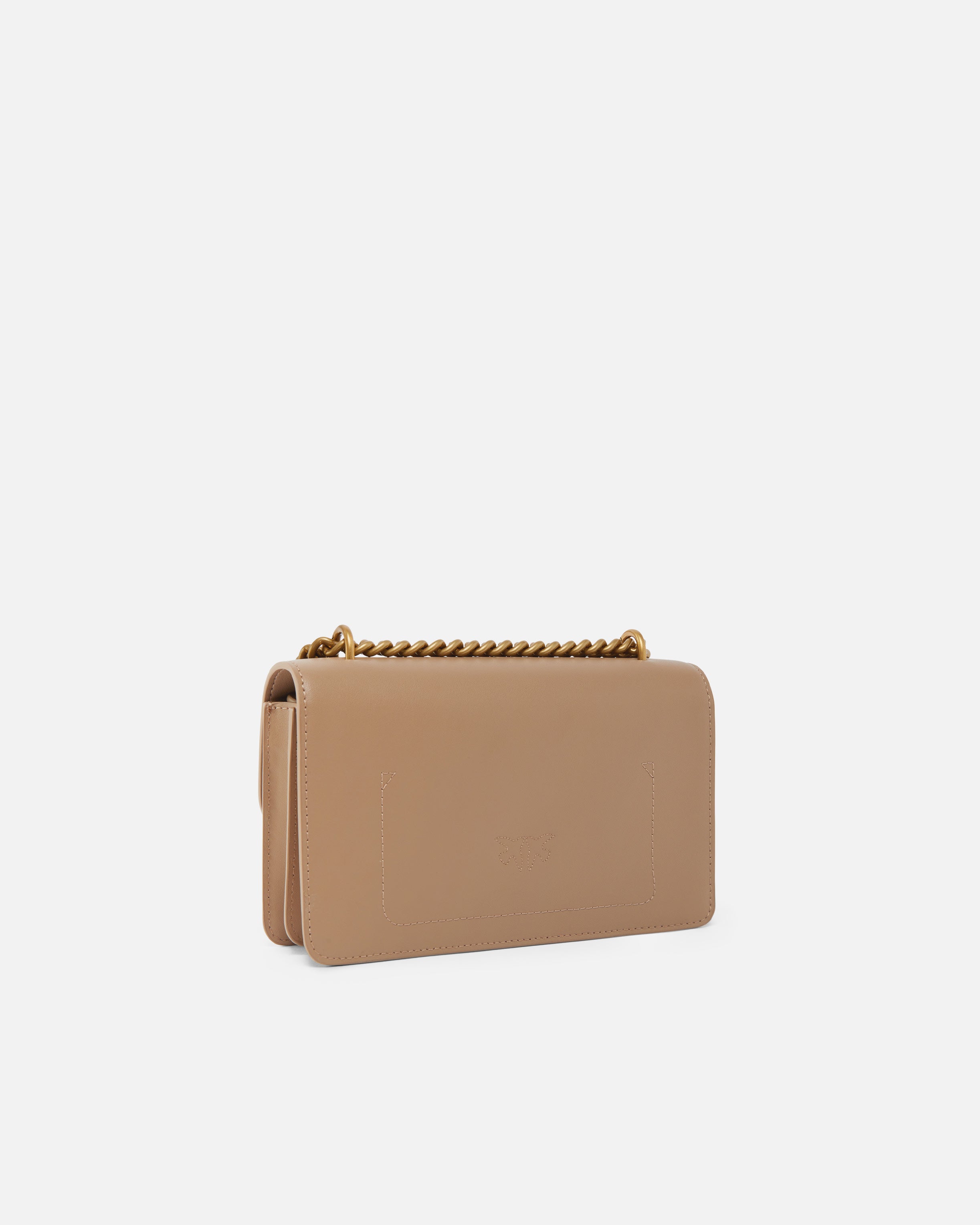 Pinko Love Bag One Simply torebka mini brązowa