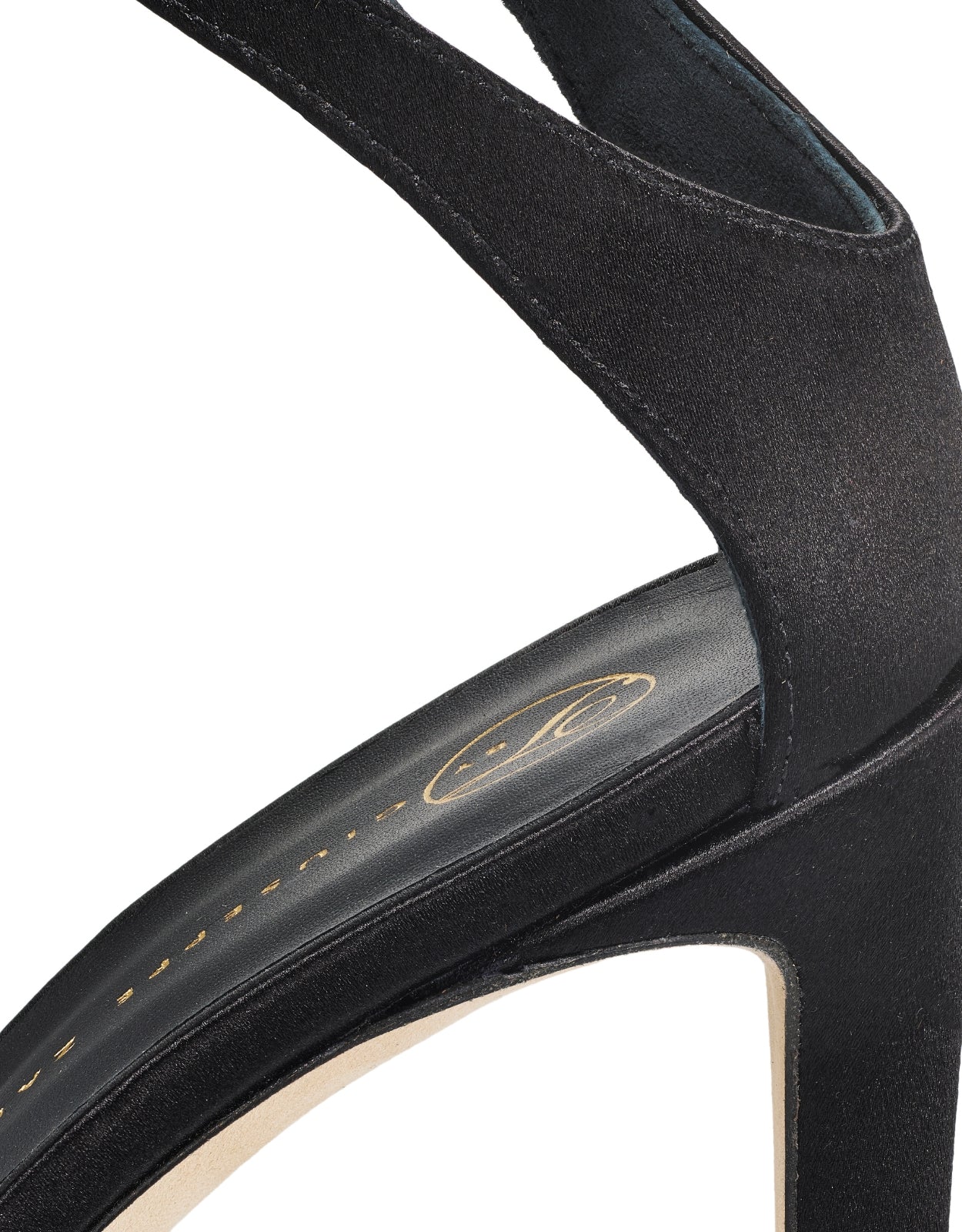 Temperley London Vixen sandały czarne 10 cm