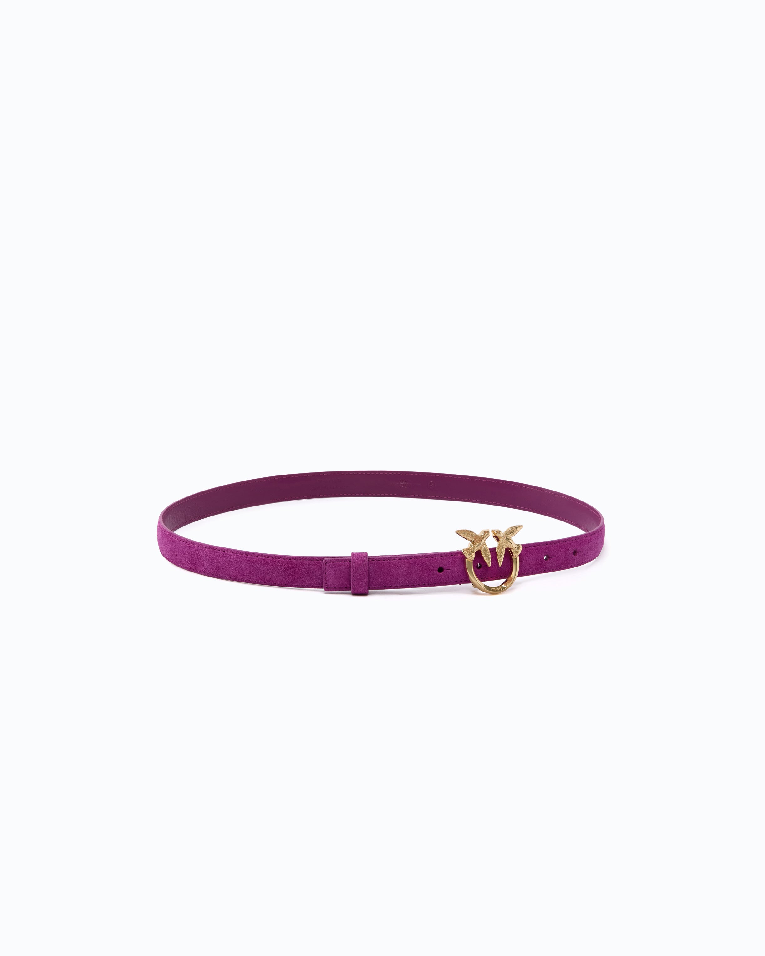 Pinko Love Berry H2 pasek zamszowy 2 cm