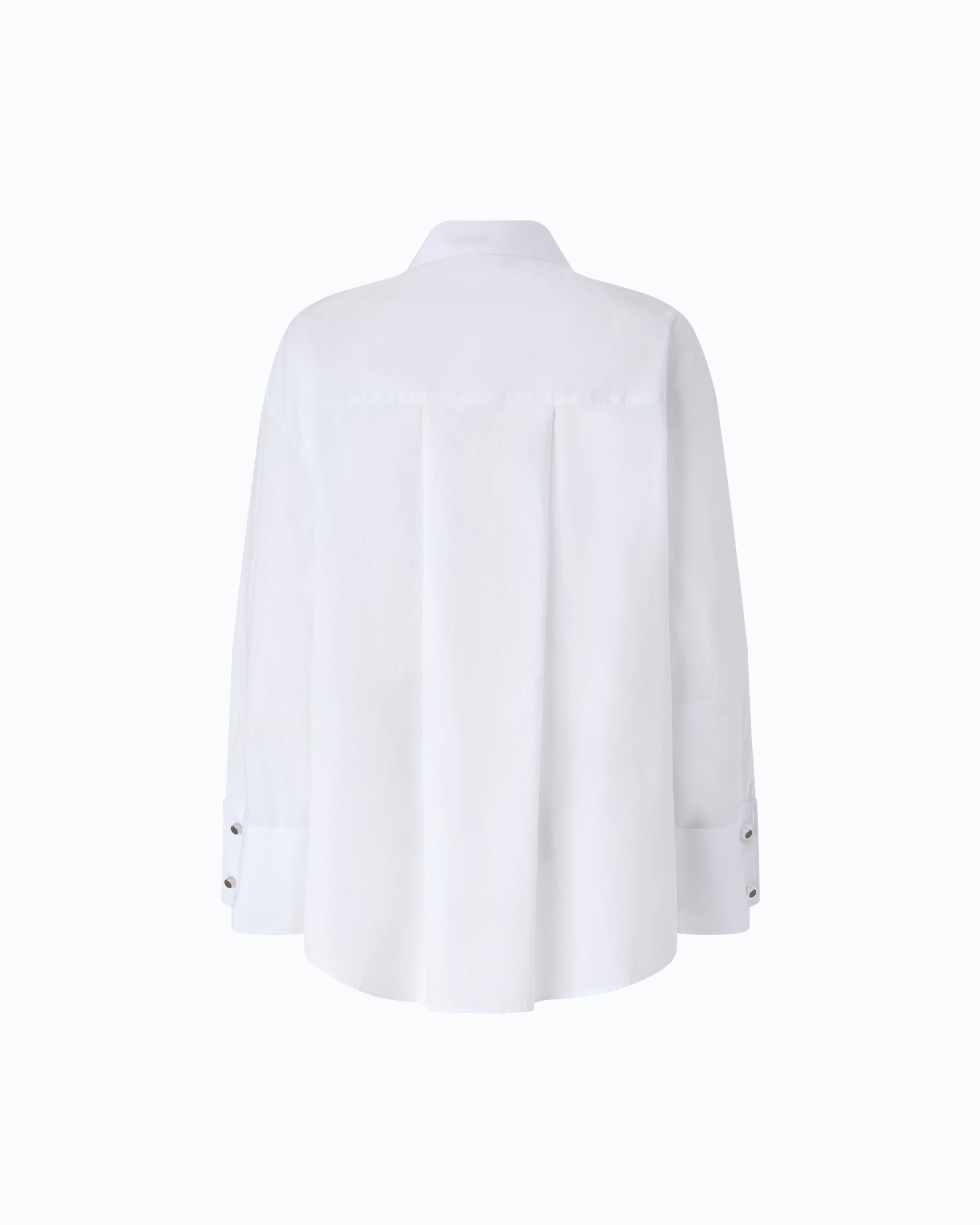 Pinko Clementi koszula poplinowa oversize biała