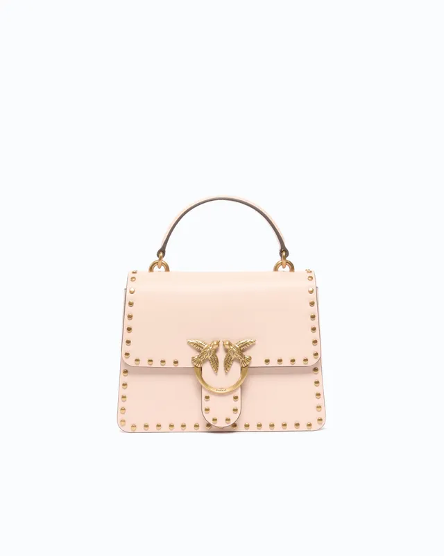 Pinko Mini Love Bag Top Handle torebka skórzana U