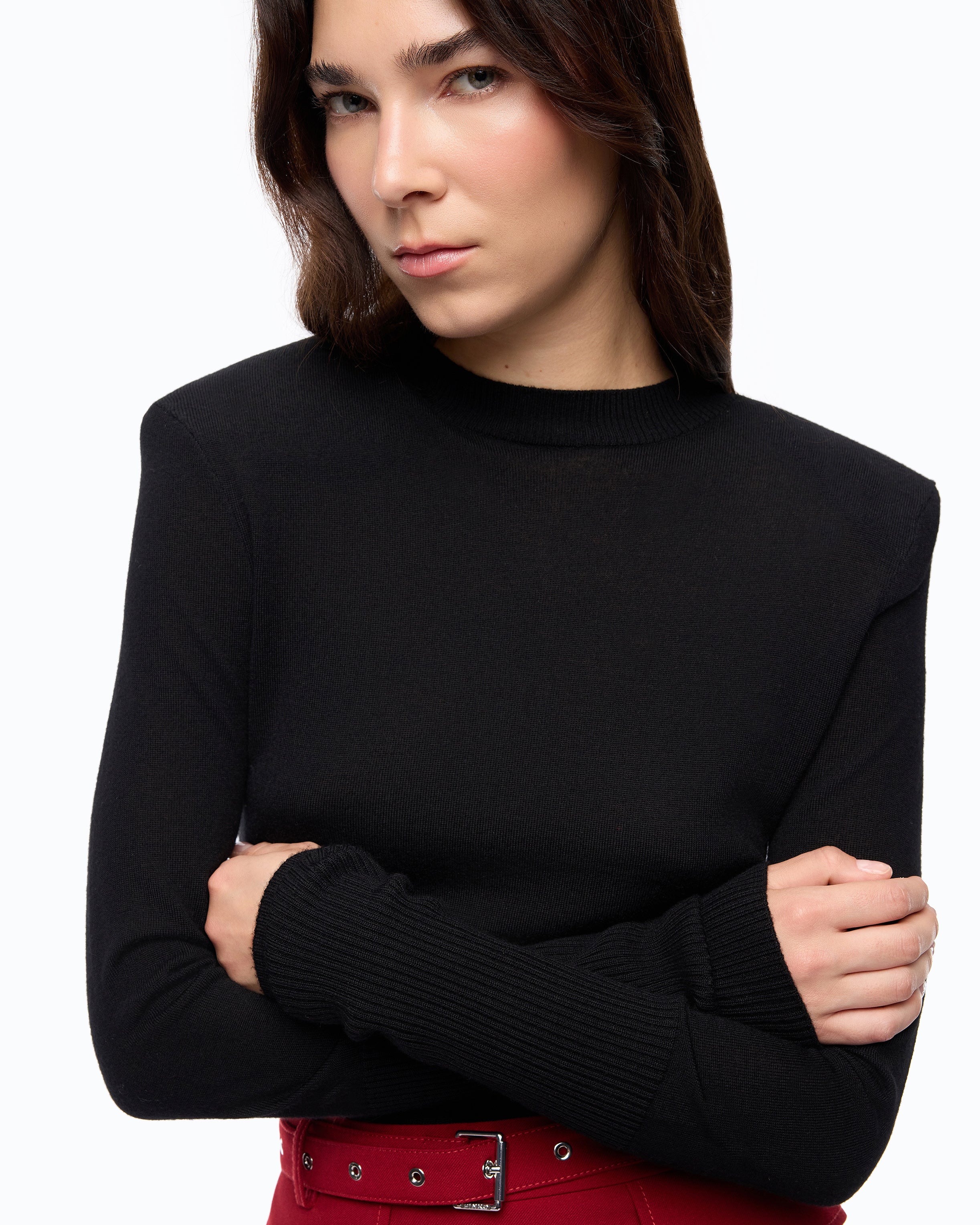 Pinko Lubecca Sweater sweter merino czarny
