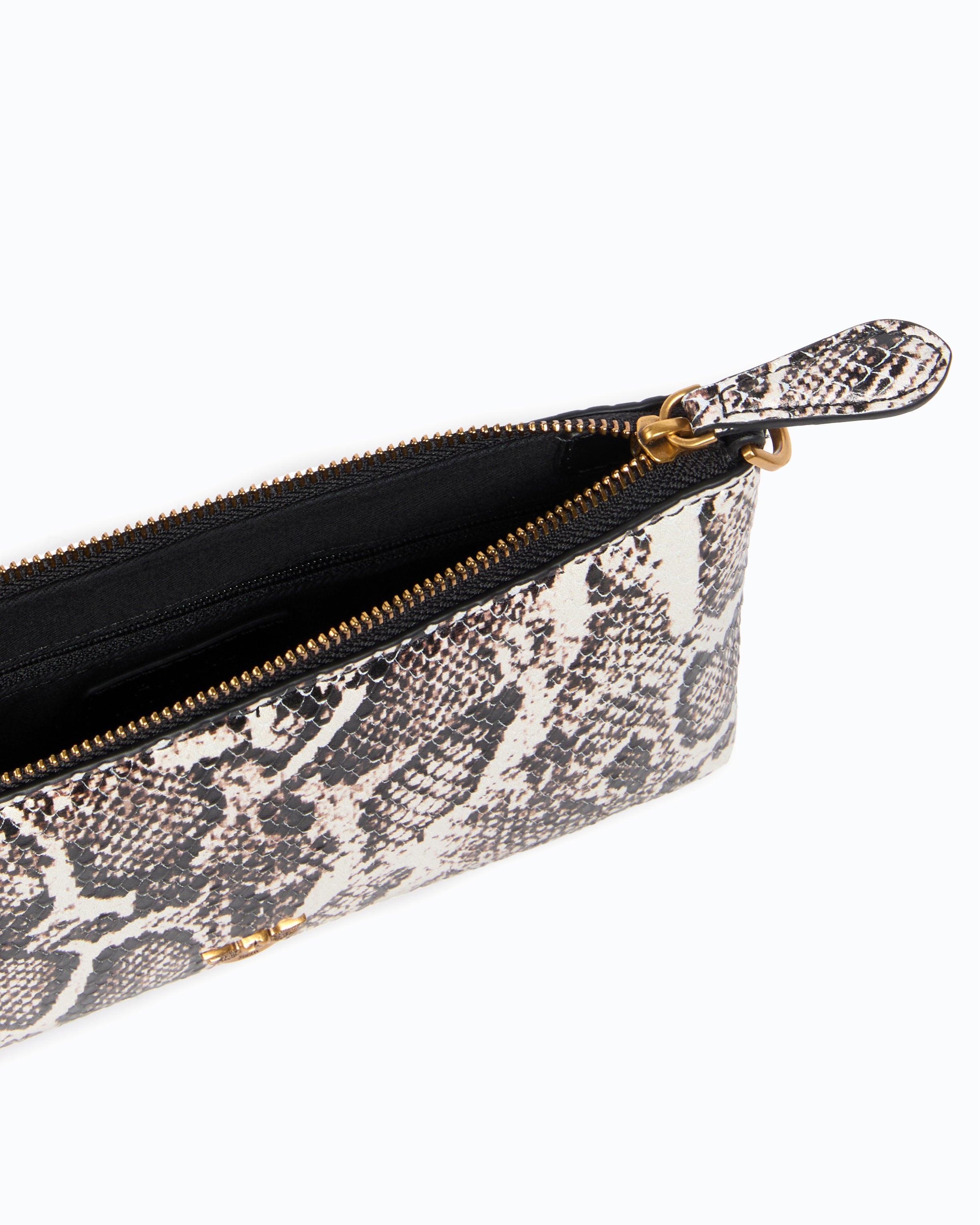Pinko Mini Flat Horizontal kopertówka pyton