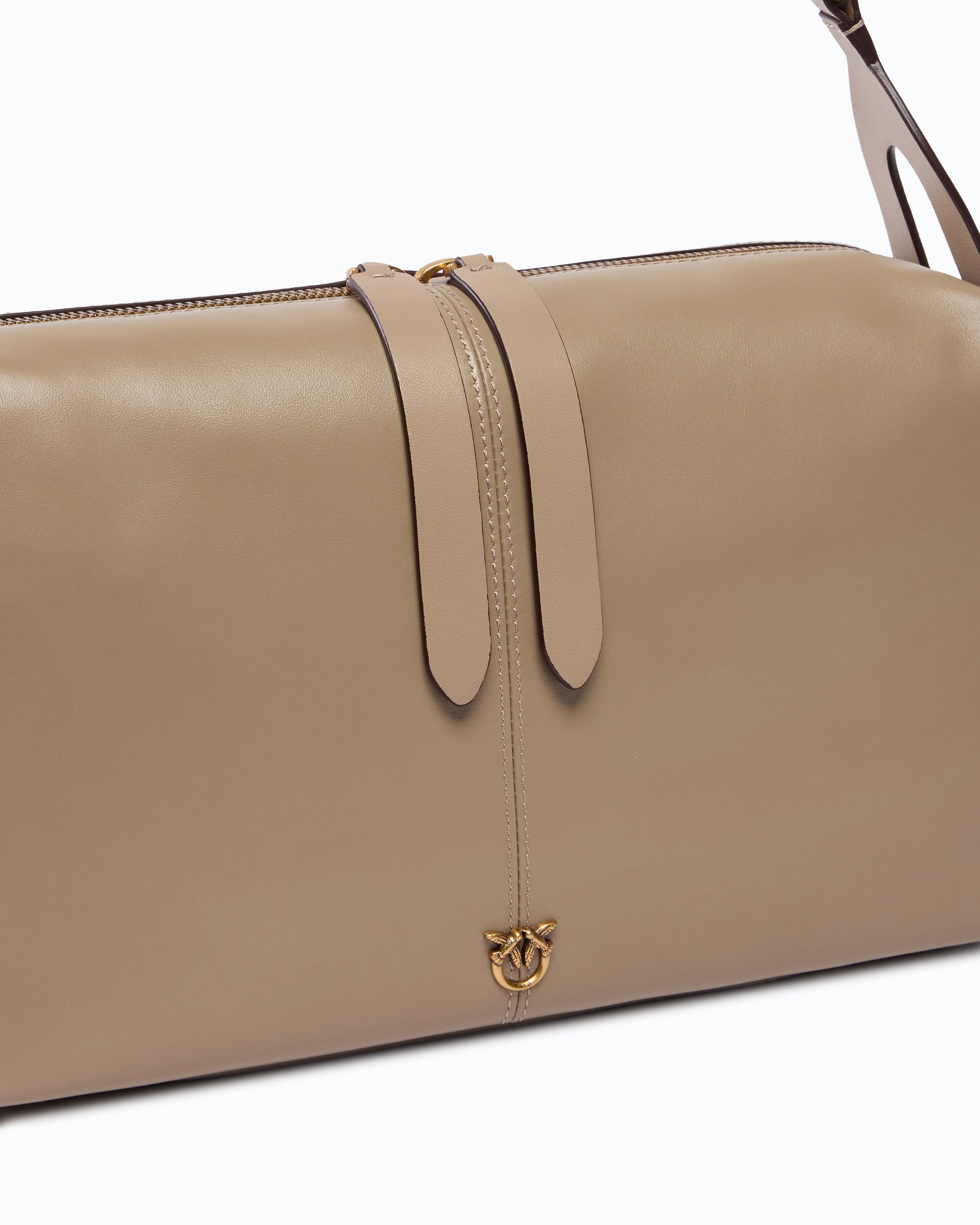Pinko Keeper Bag torebka skórzana średnia