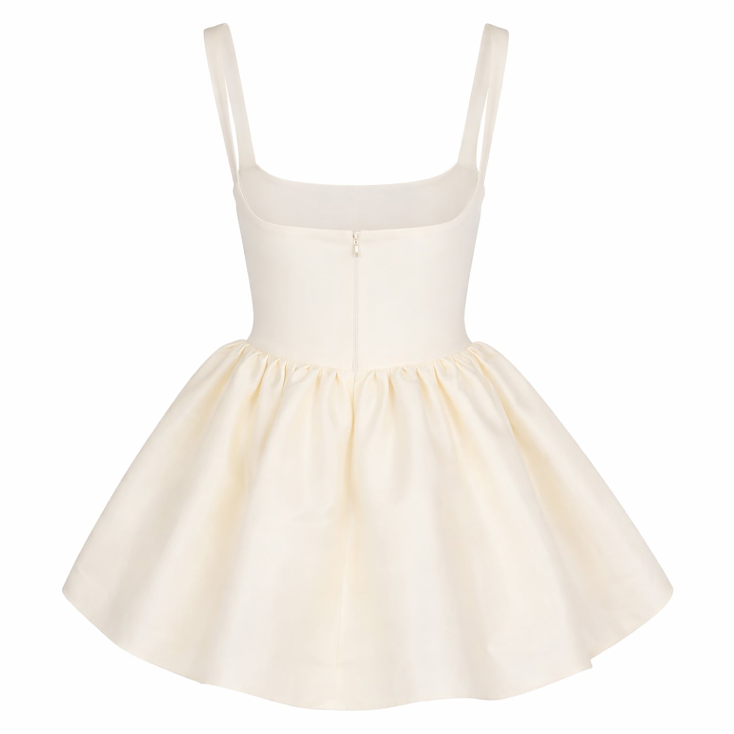 Delfi Collective Elsa Short sukienka kremowa mini