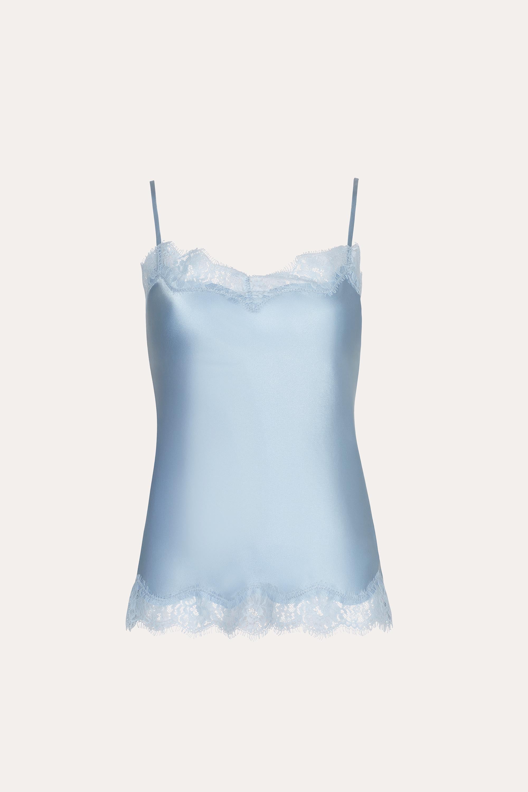 Elie Tahari Brooke E7017526 top jedwabny Blue Bell