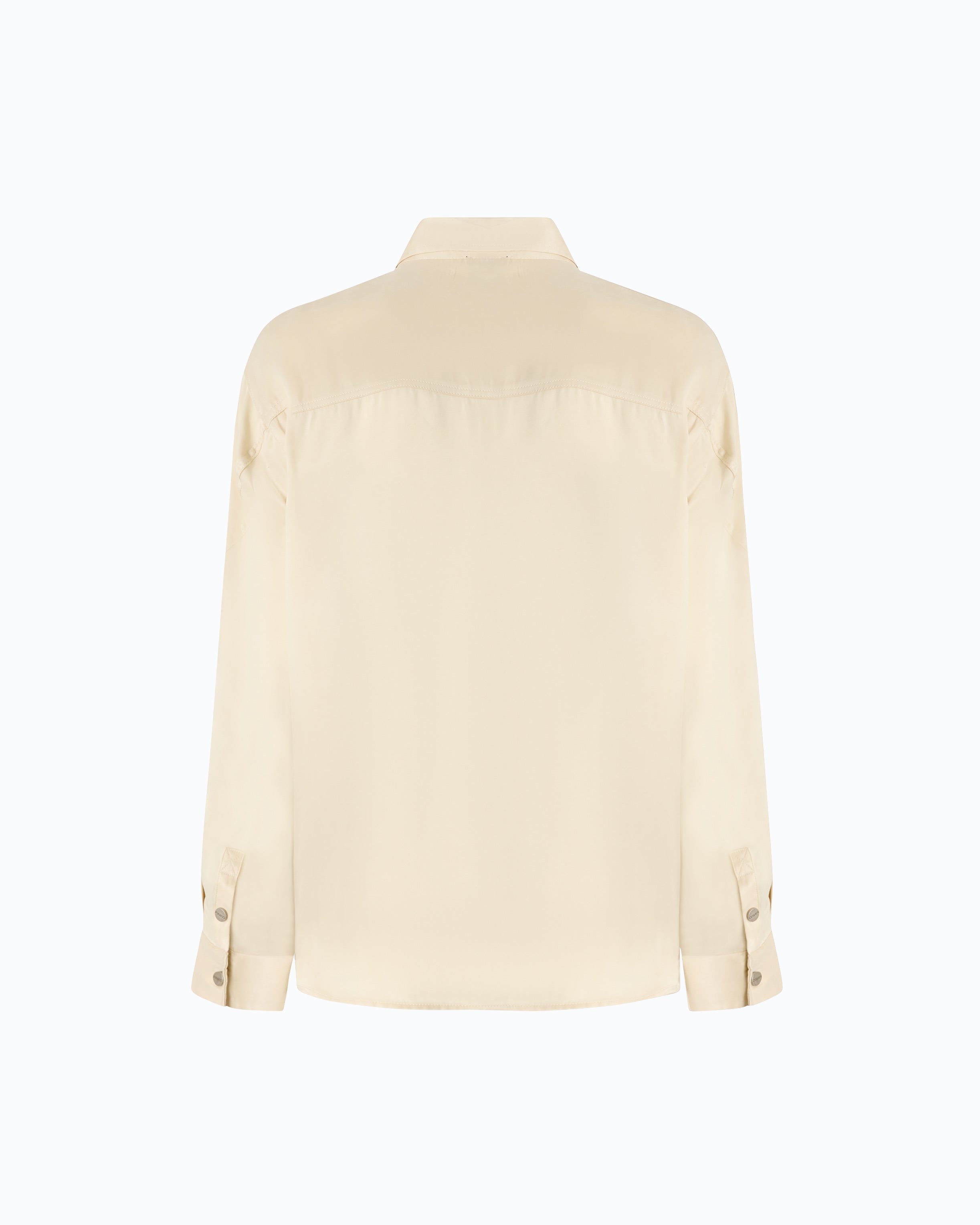 Pinko Careser Shirt koszula beżowa welurowa