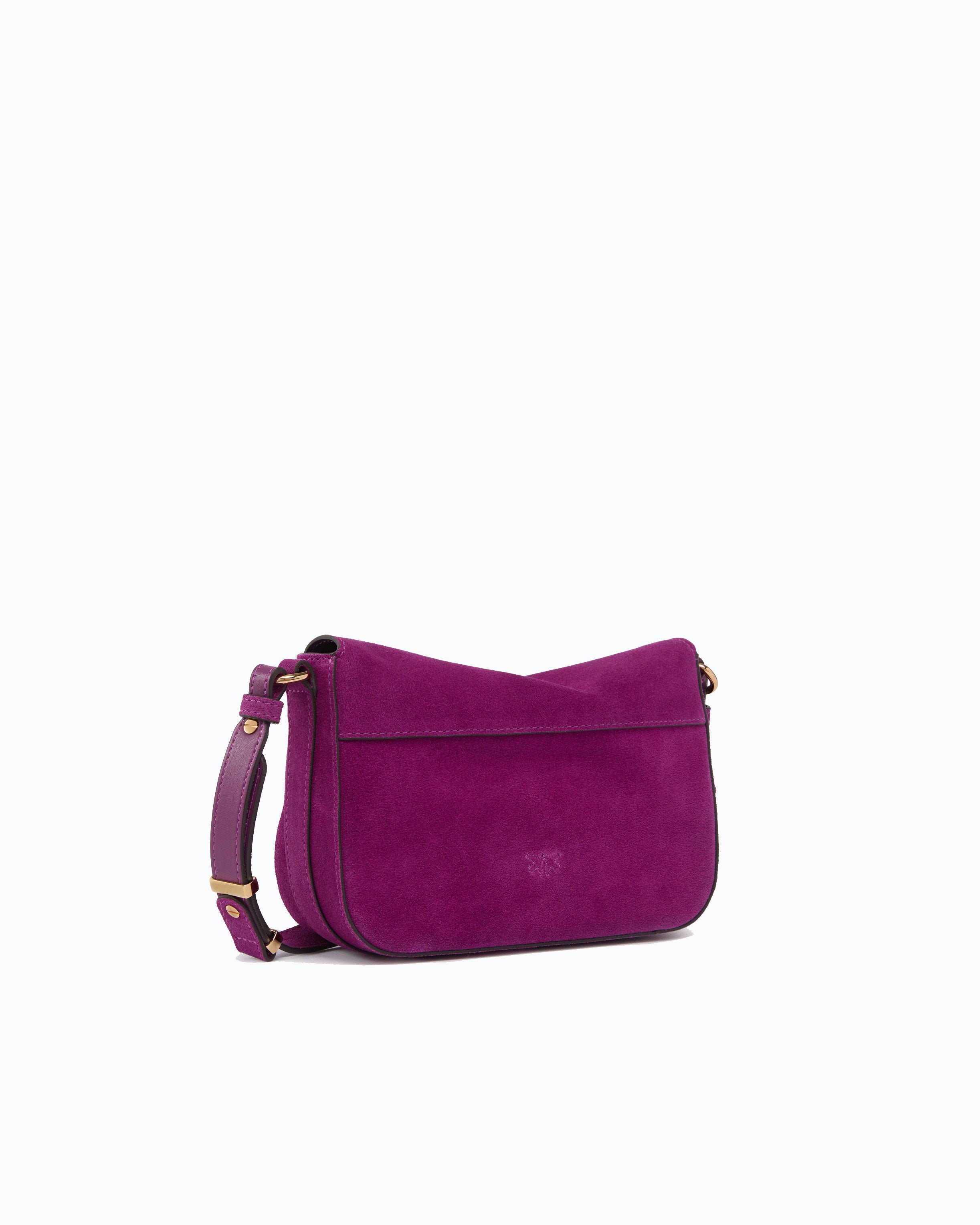 Pinko Mini Love Bag Satchel torebka zamszowa pasek