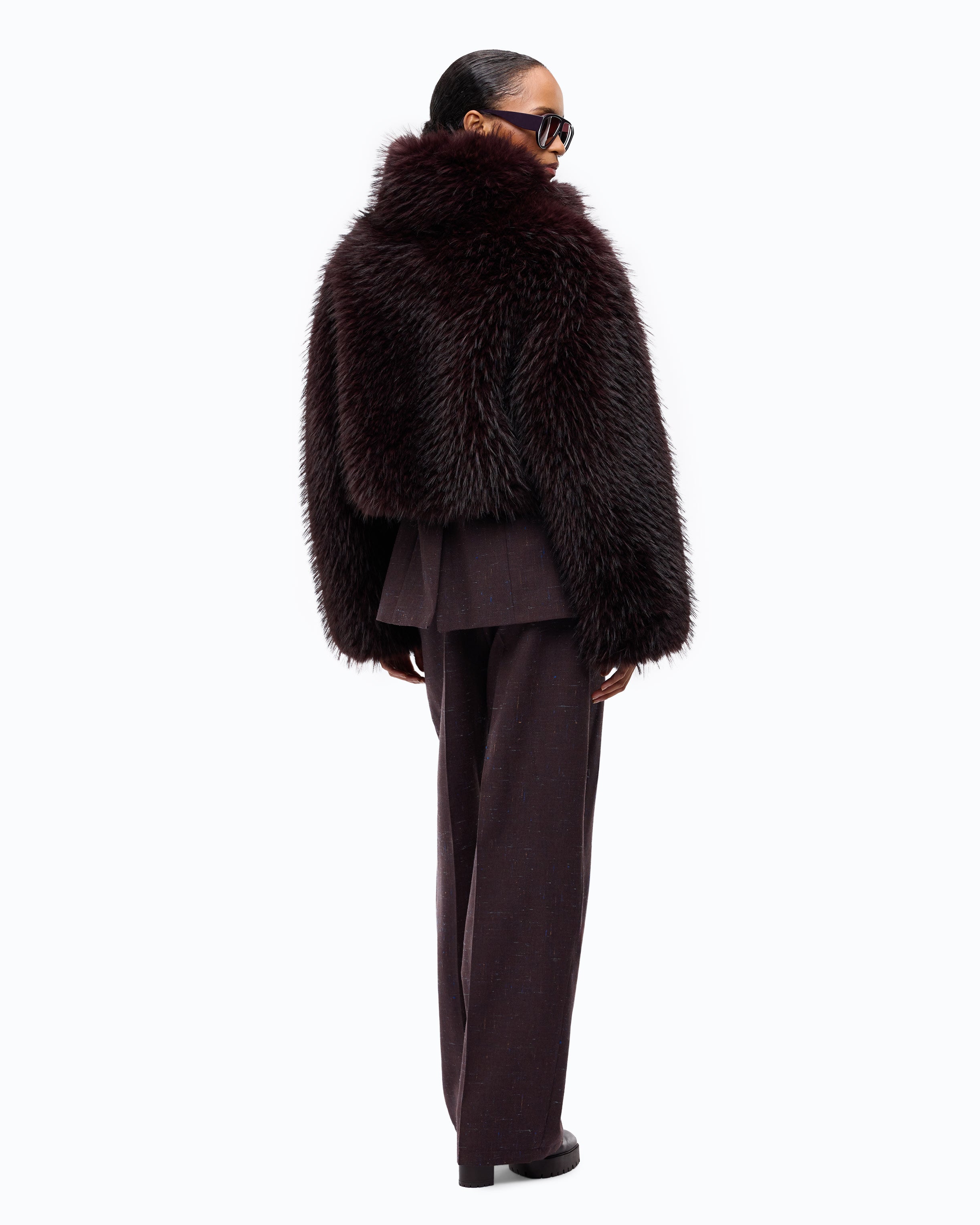 Pinko Gravina Jacket kurtka futrzana krótka