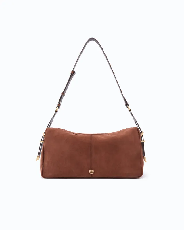 Pinko Keeper Bag 24 Big torebka zamszowa spray