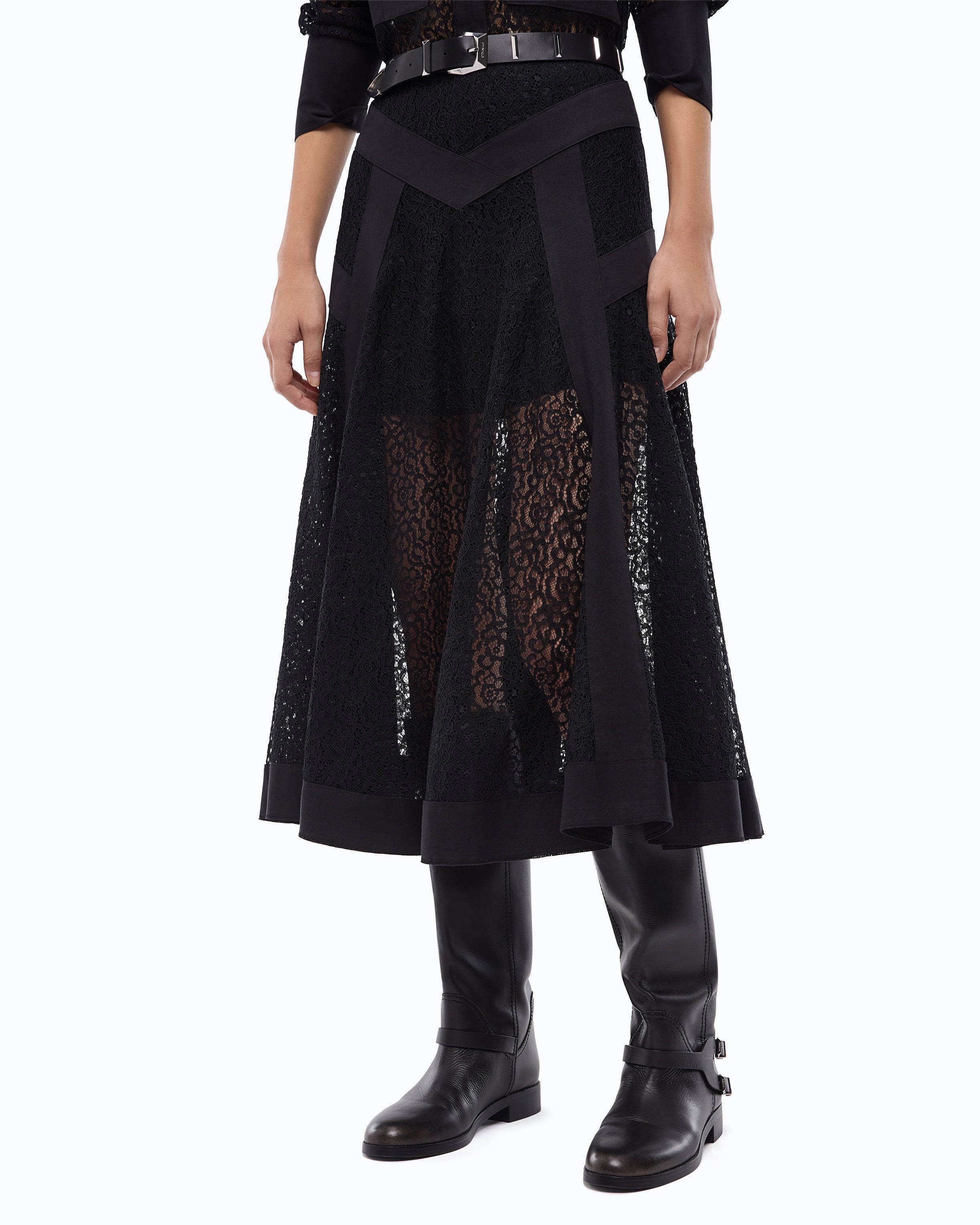 Pinko Sagrantino Skirt spódnica midi czarna
