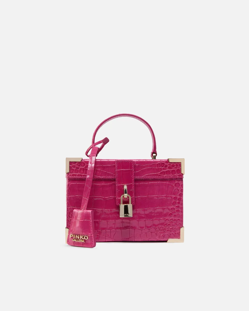 Pinko Galleria kosmetyczka skórzana krokodyl Limited