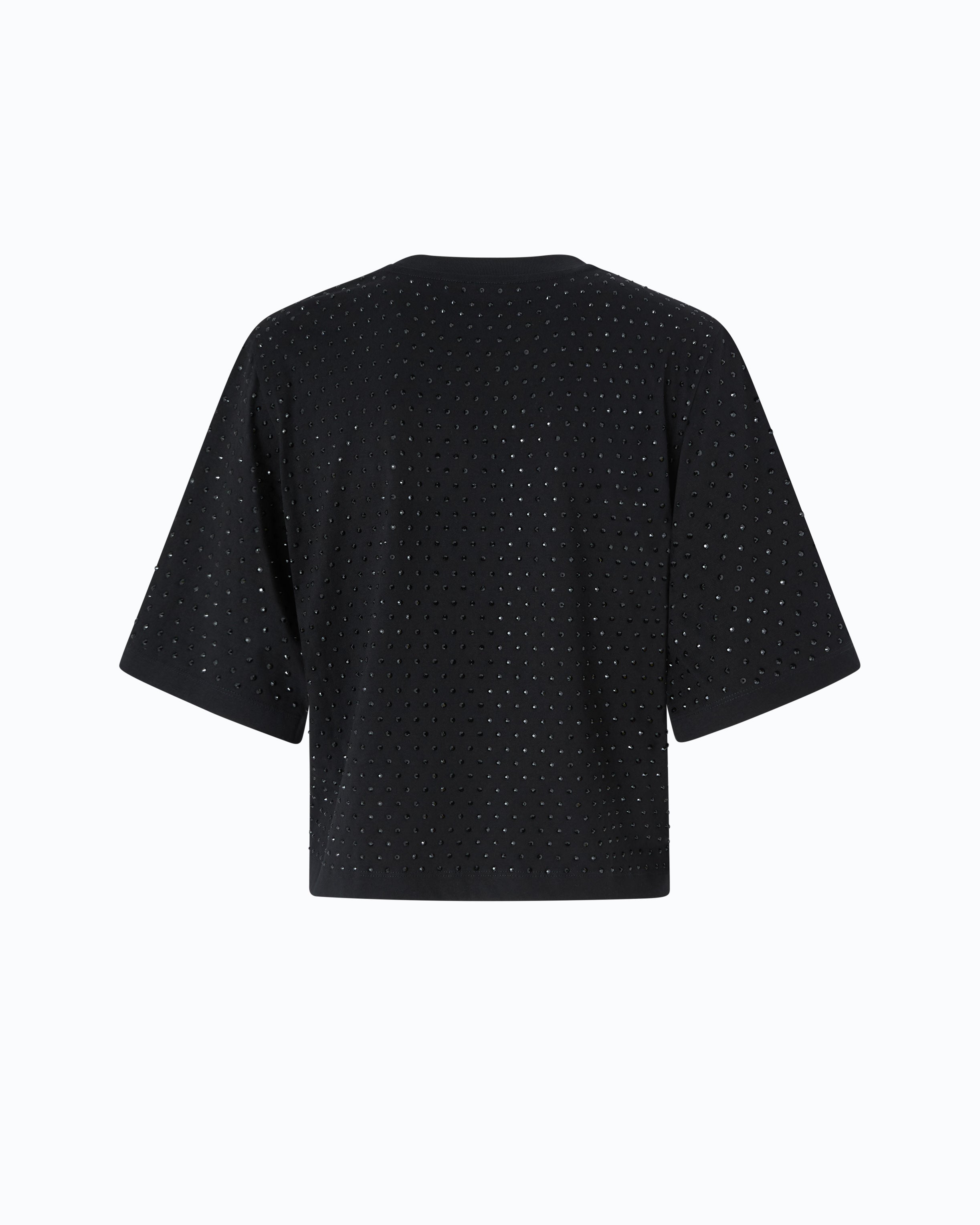 Pinko Niamey T-shirt bawełniany czarny