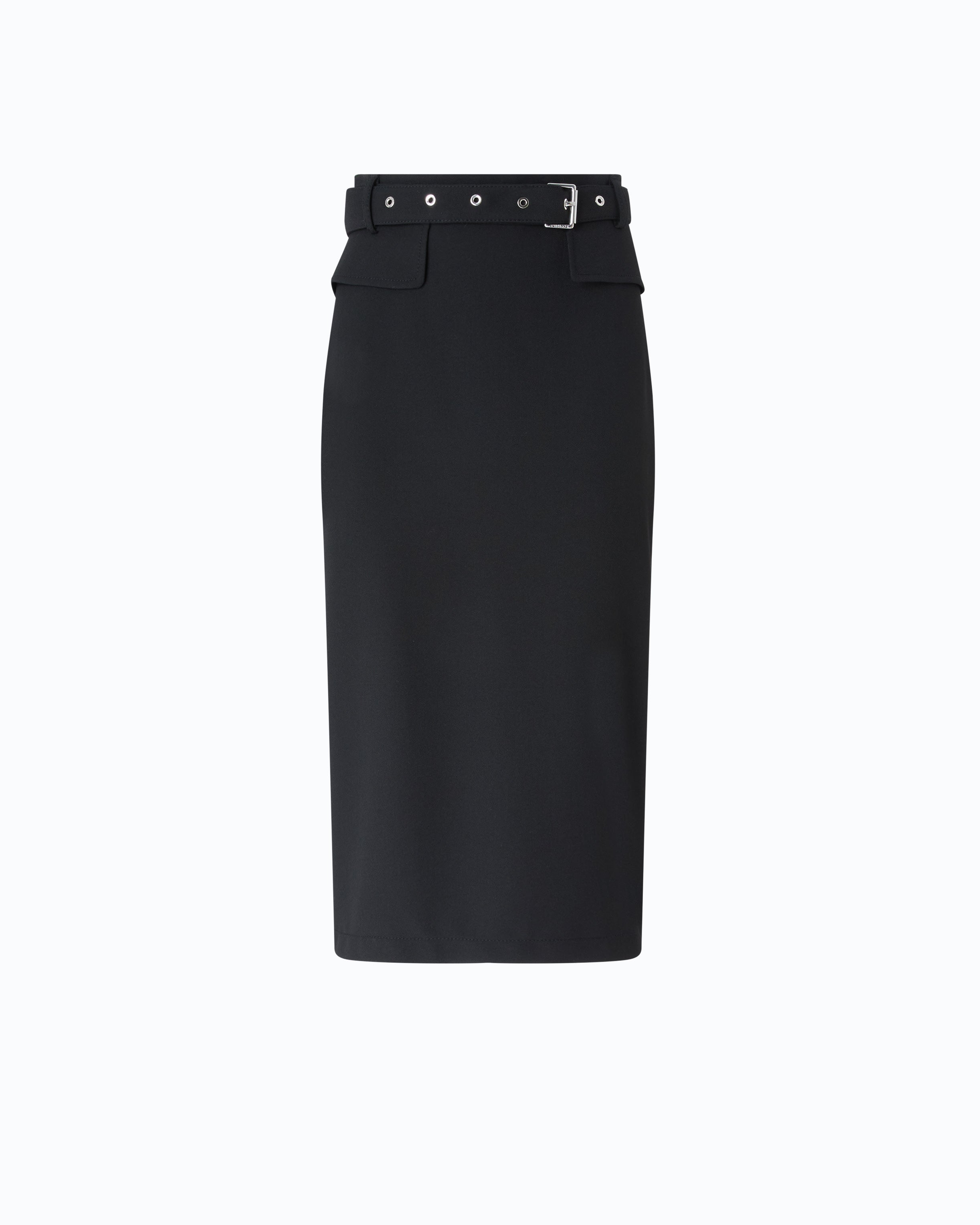 Pinko Gazania Skirt spódnica czarna ołówkowa