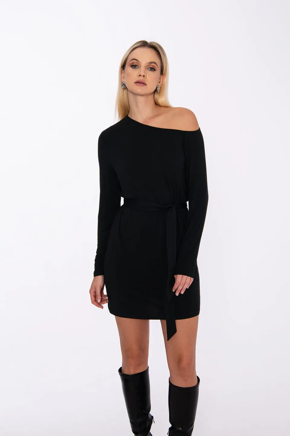 Nudyess Sable sukienka mini Black modal