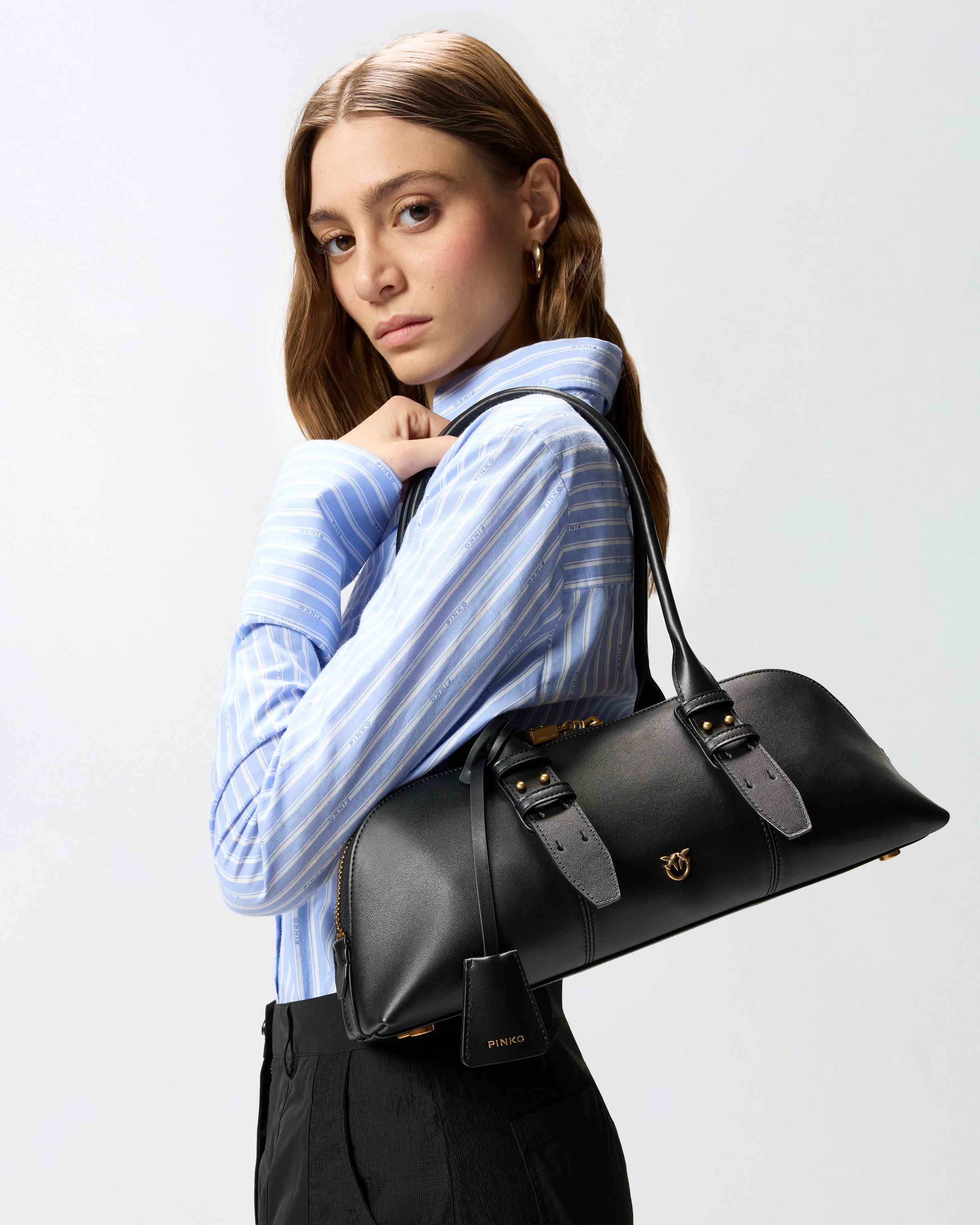 Pinko Escape Bag Horizontal torba czarna