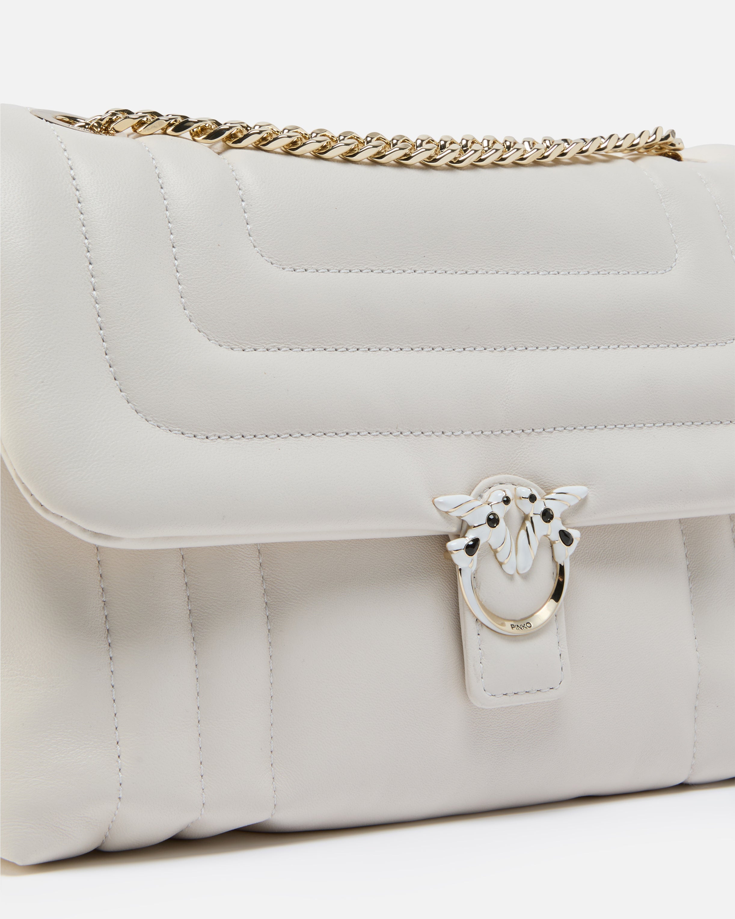 Pinko New Love Puff Classic torebka średnia pikowana