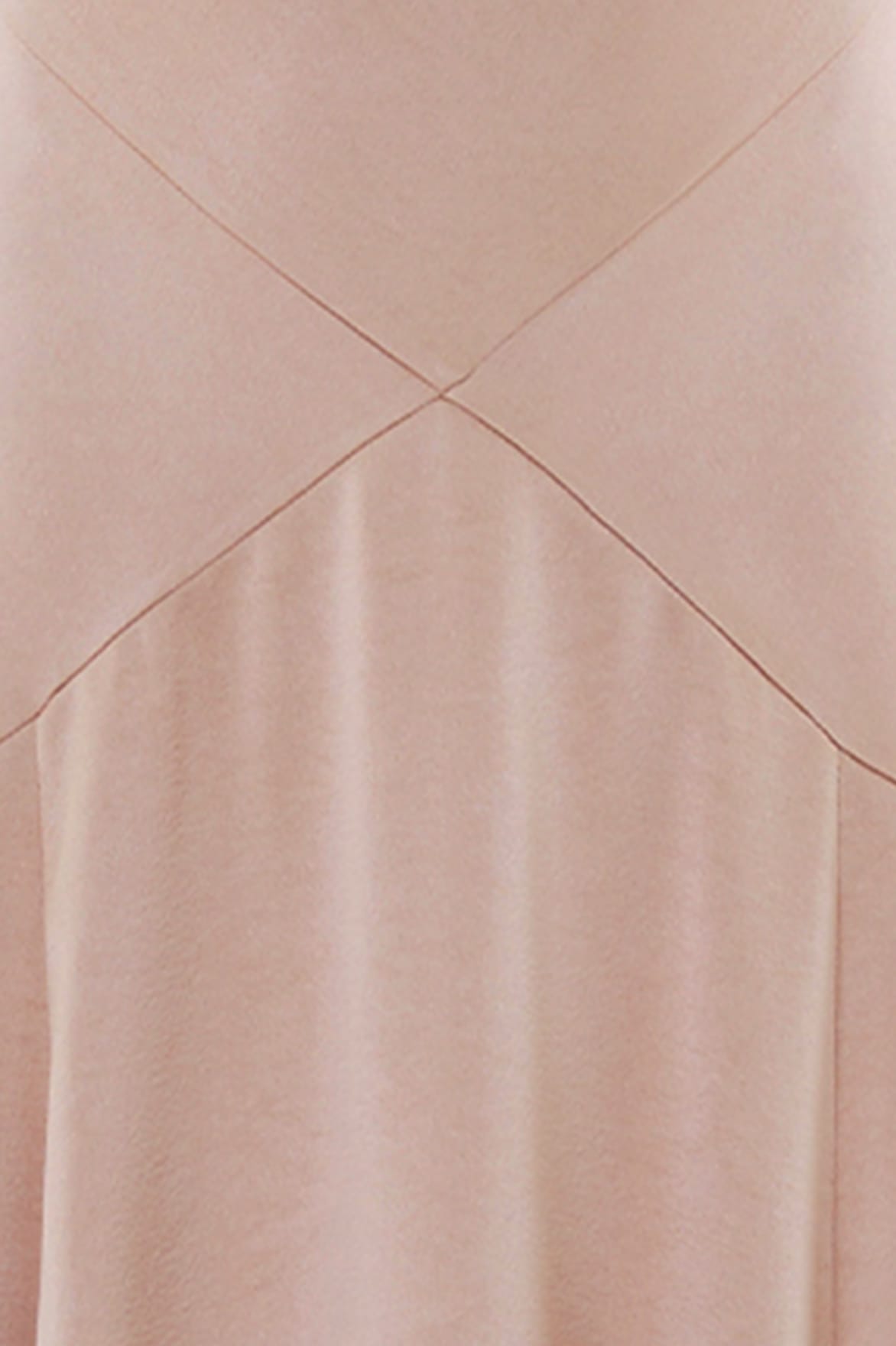 Needle & Thread Evangeline Satin Cowl Neck Long Sleeve Gown sukienka beż
