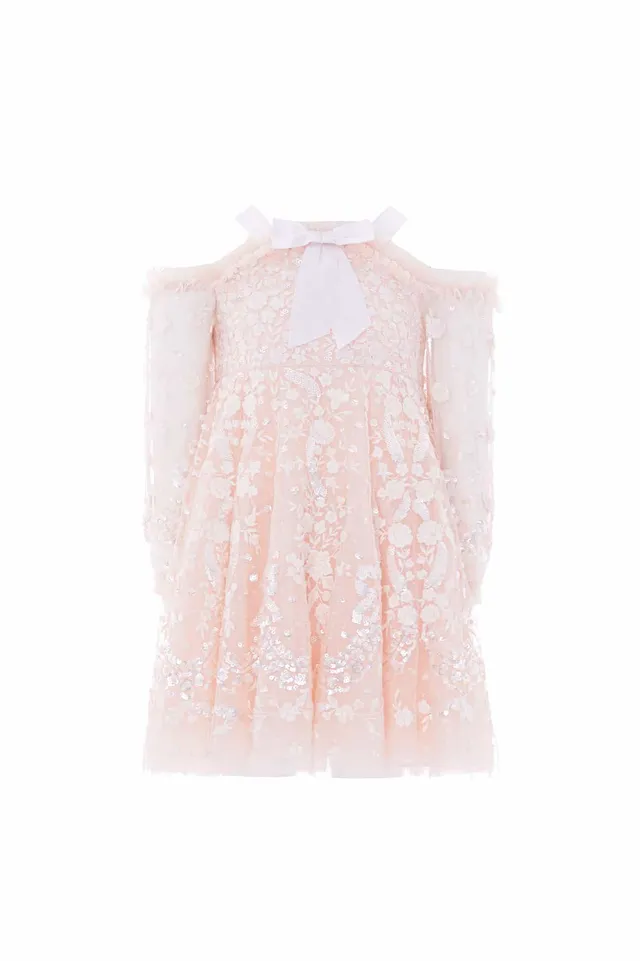 Needle & Thread Adeline Off-Shoulder sukienka dziewczęca tiulowa