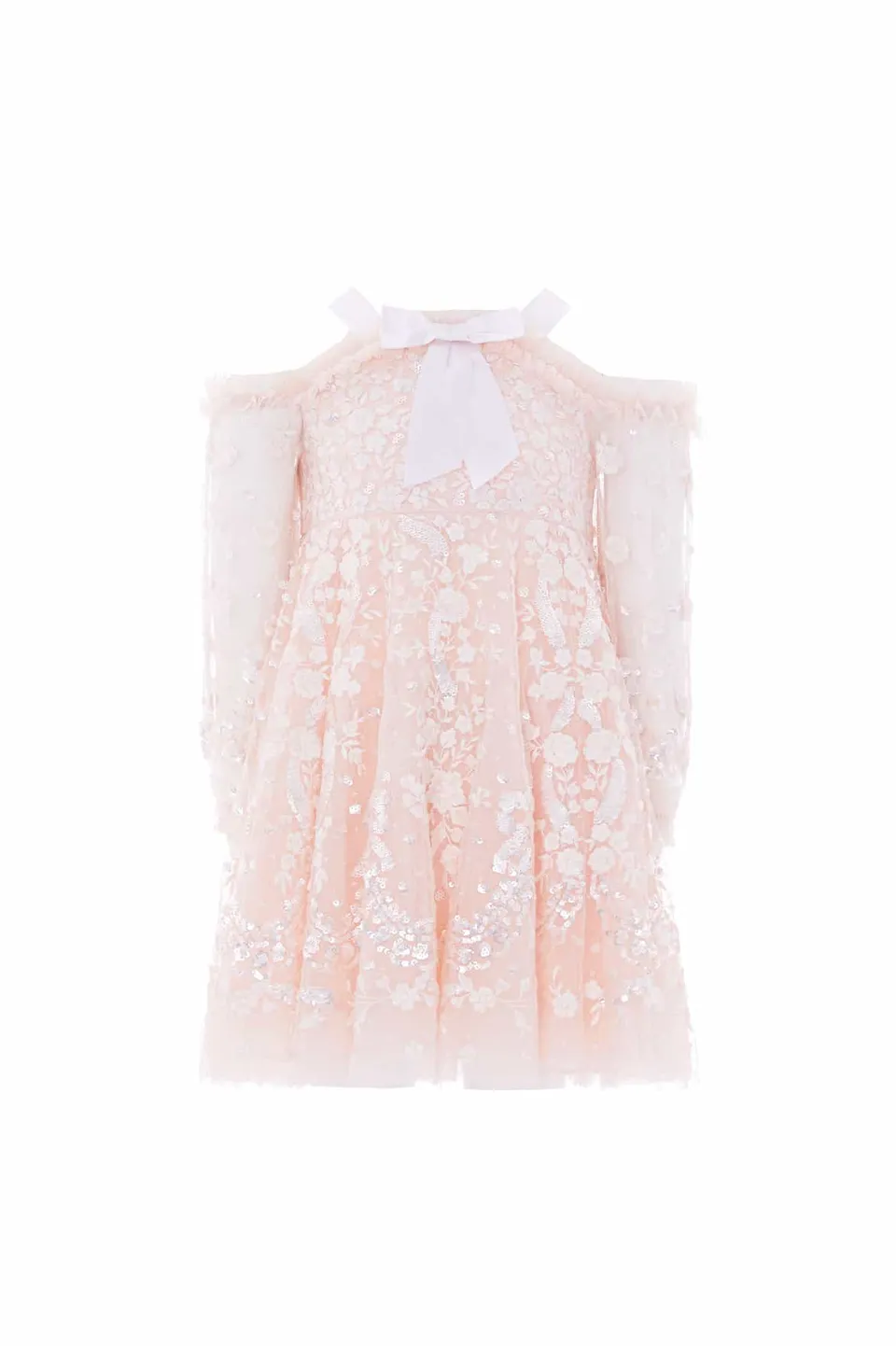 Needle & Thread Adeline Off-Shoulder sukienka dziewczęca tiulowa