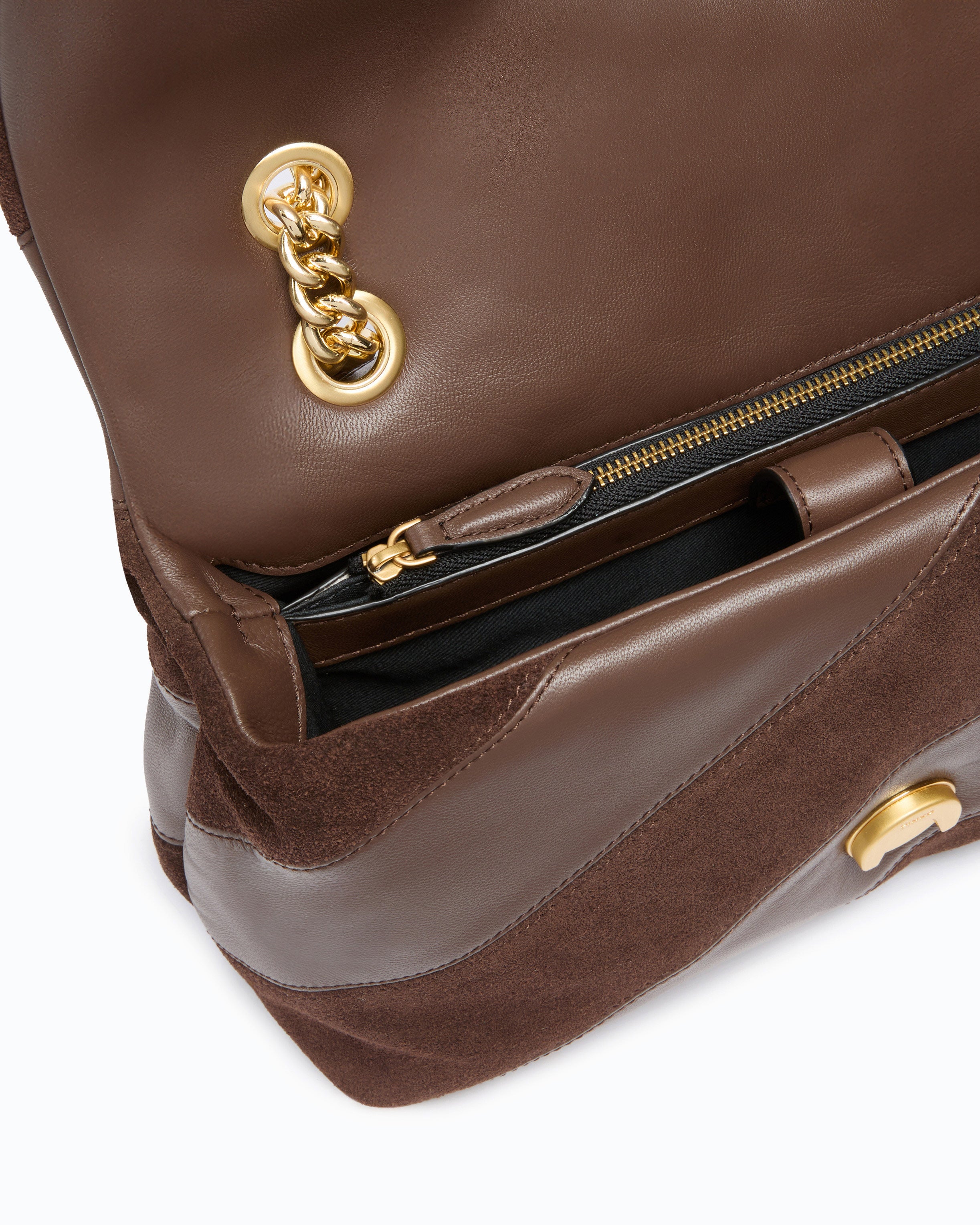 Pinko Love Bag Puff Classic torebka brązowa pikowana