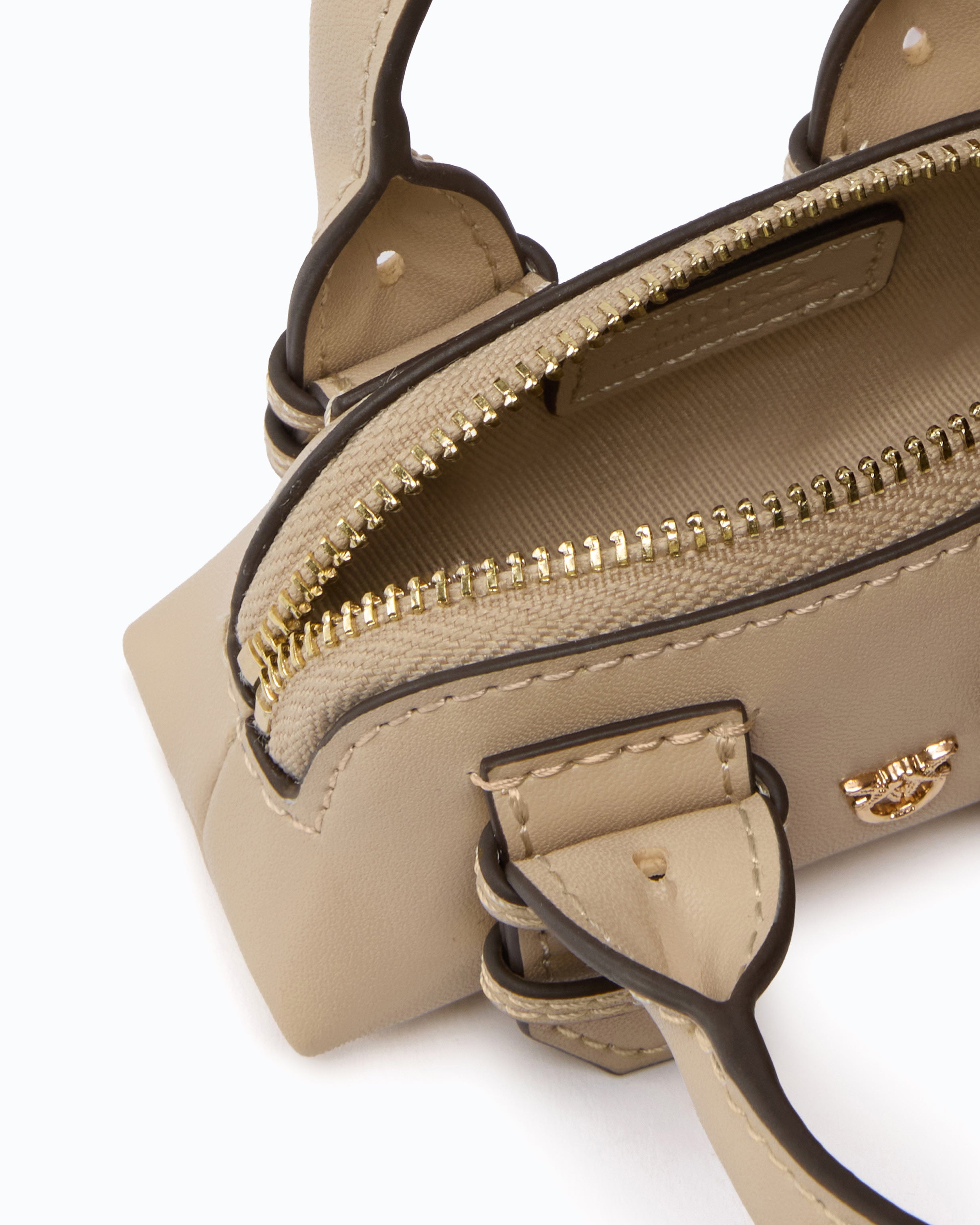 Pinko Nano Escape Bag brelok skórzany mini bowling