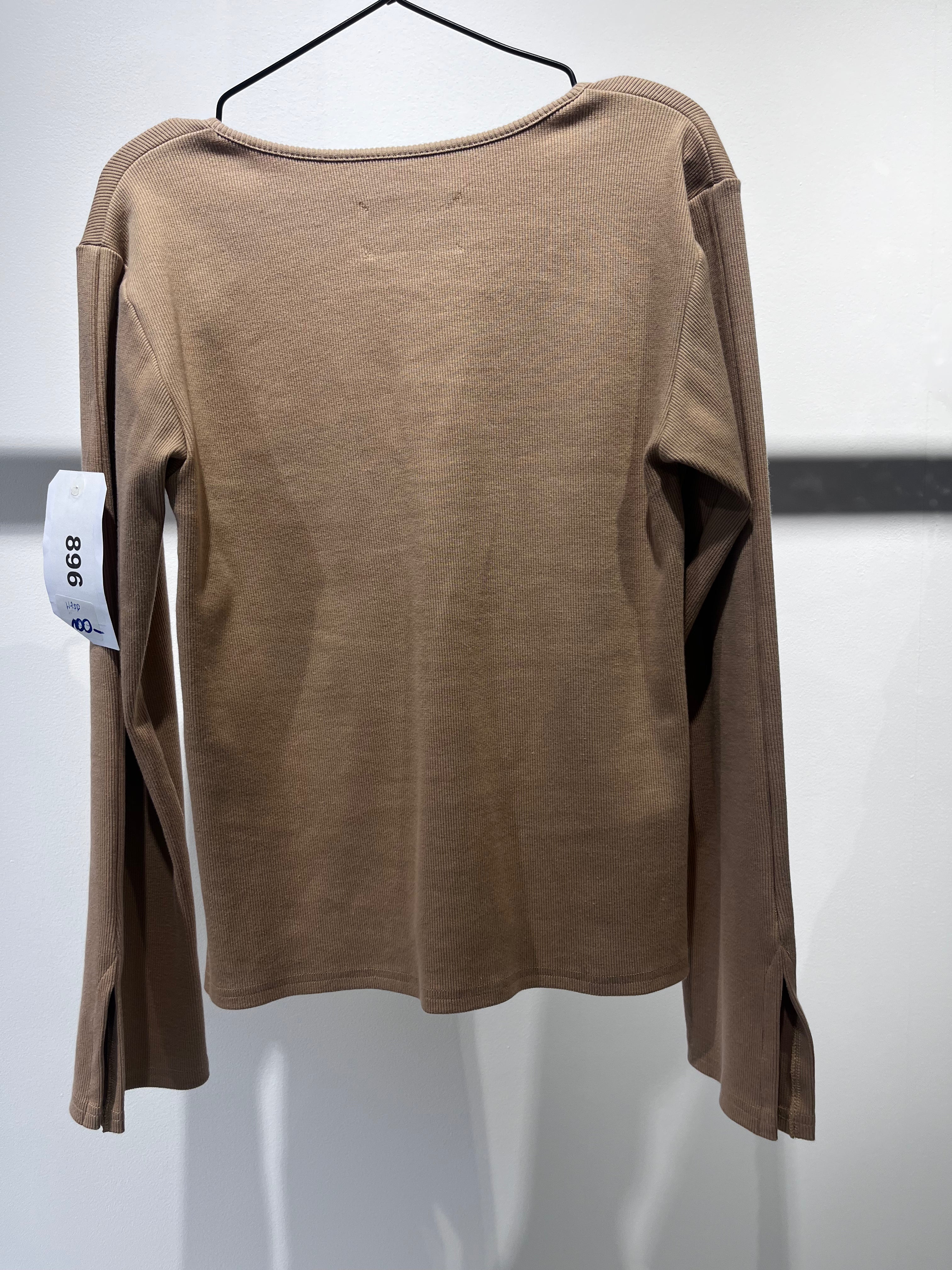 Nudyess W256 top prążkowany tan onesize