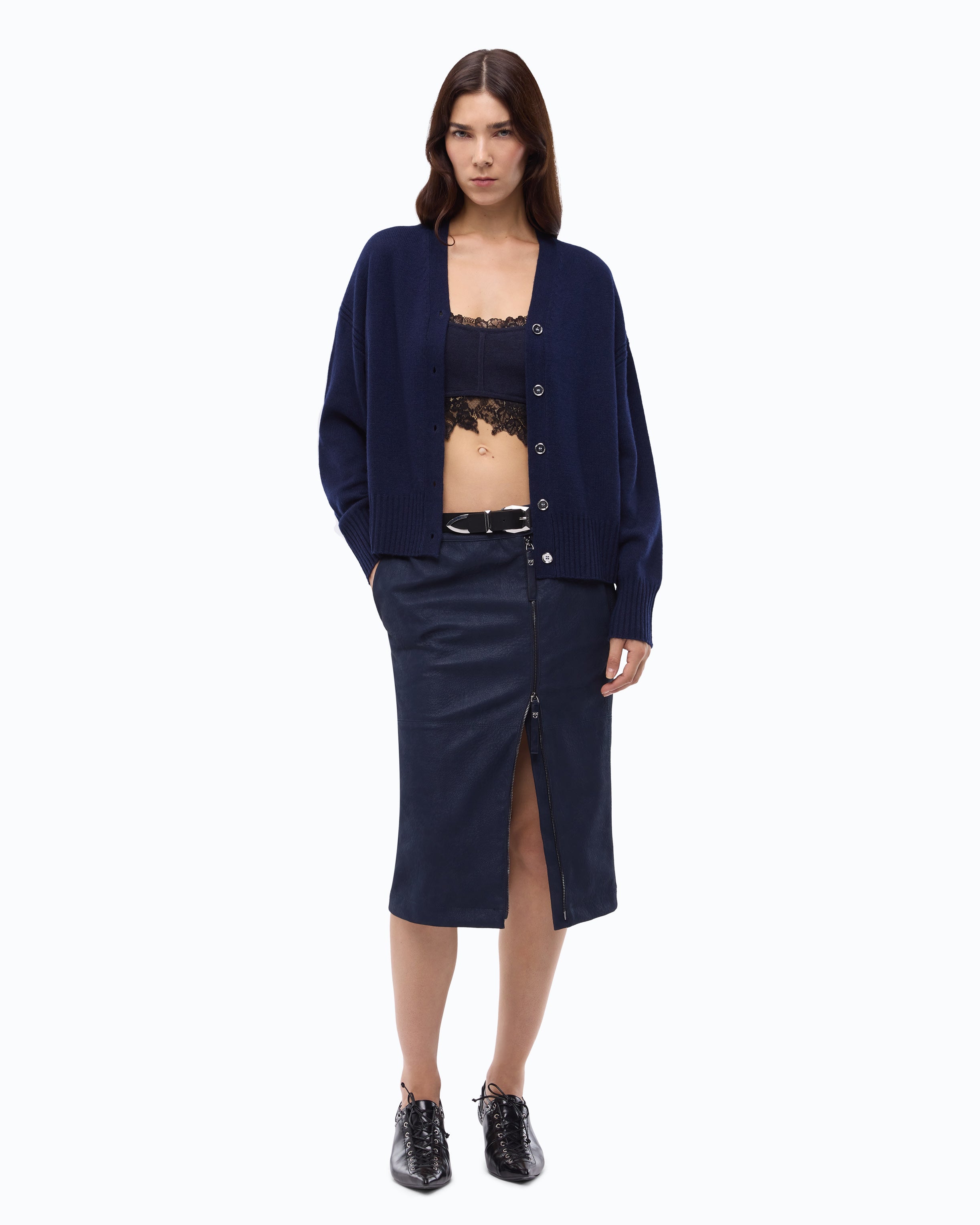 Pinko Vienna Cardigan kardigan z wełną i kaszmirem