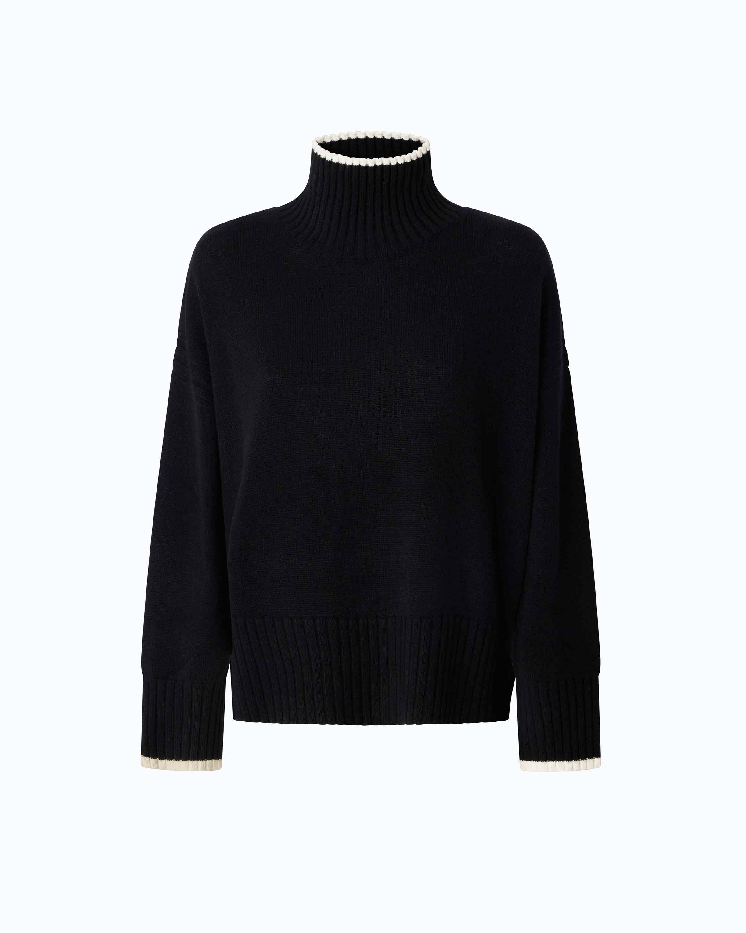 Pinko Falkland Sweater golf kaszmir czarny