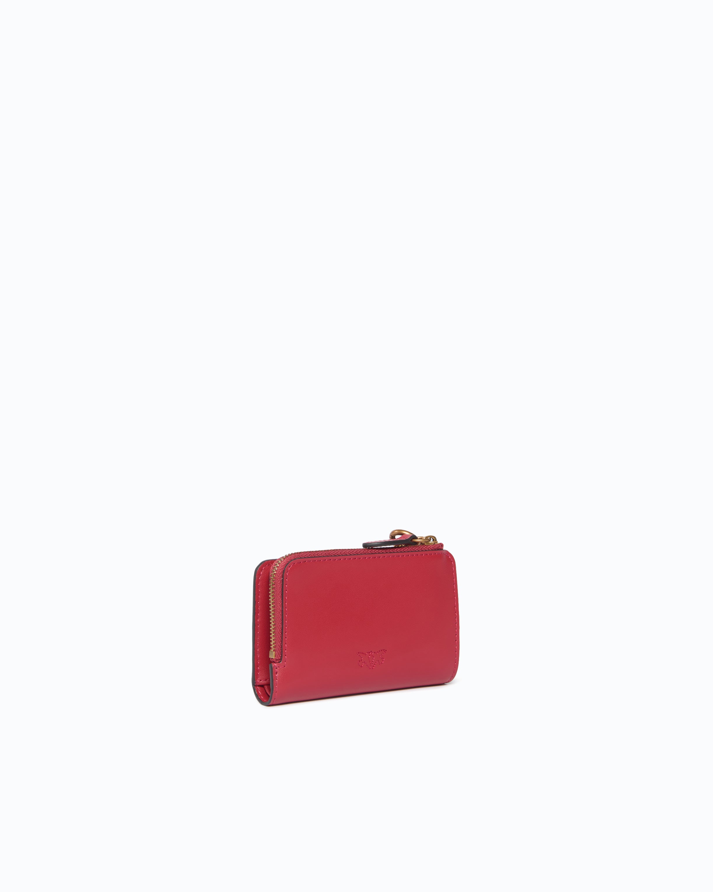 Pinko Mini Wallet portfel skórzany z chwościkiem