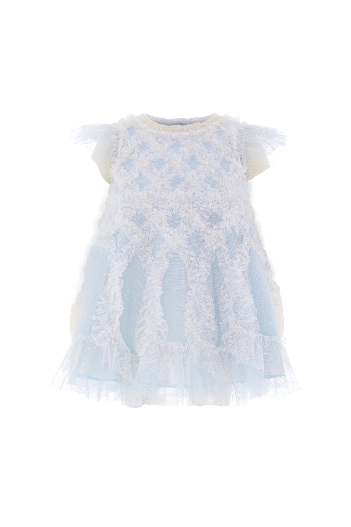 Needle & Thread Rosella Baby Dress sukienka Blue 3-6M