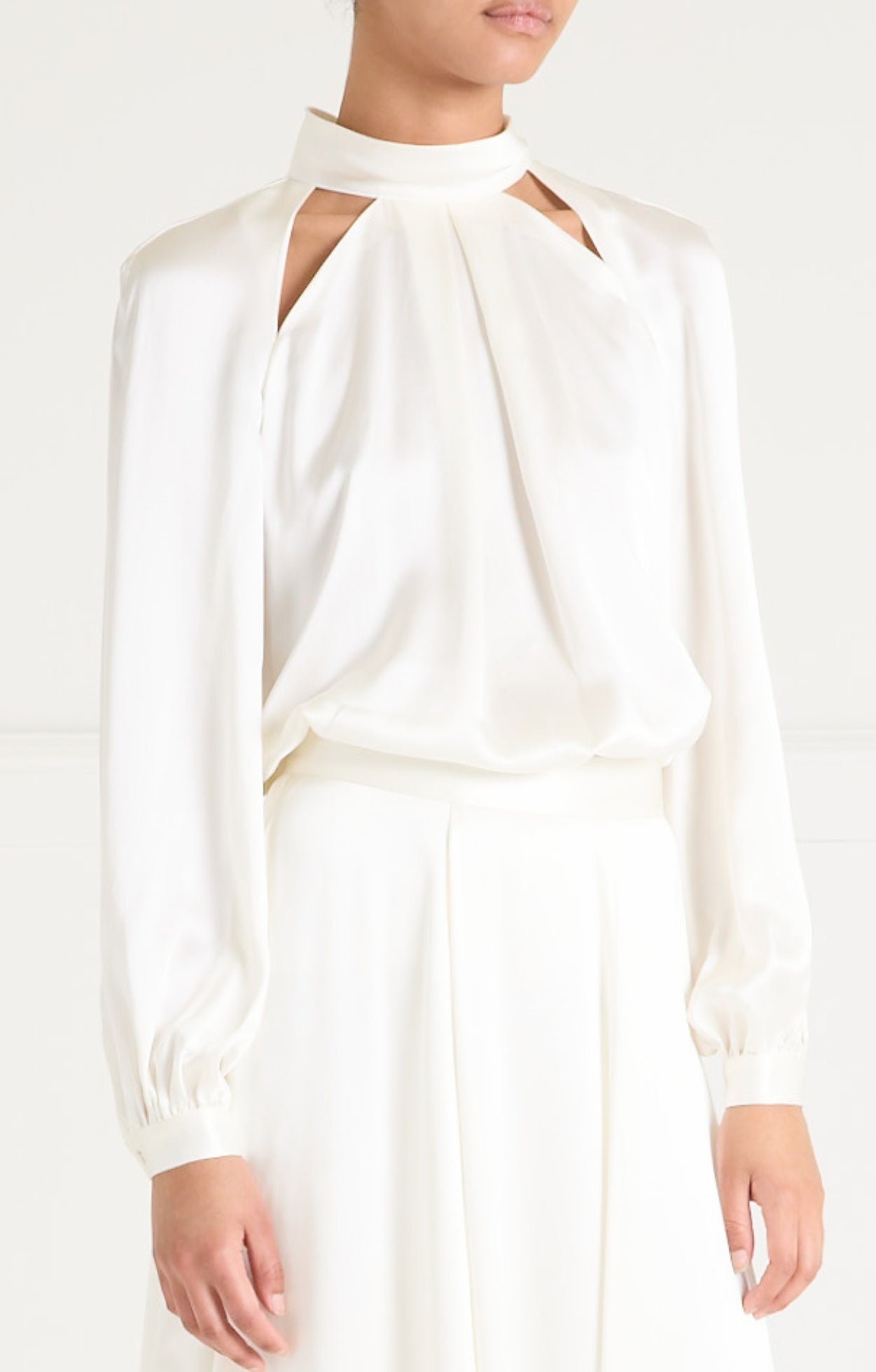 Temperley London Amerie Blouse bluzka ivory UK10