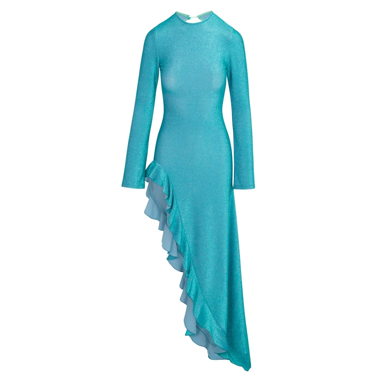 Delfi Collective Rosalia Metallic sukienka wieczorowa długa