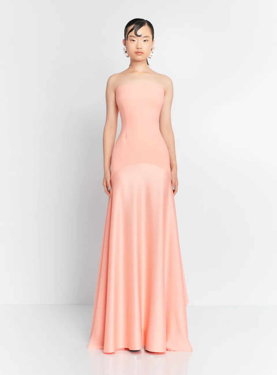 Solace London Alessandra sukienka wieczorowa maxi nectar pink