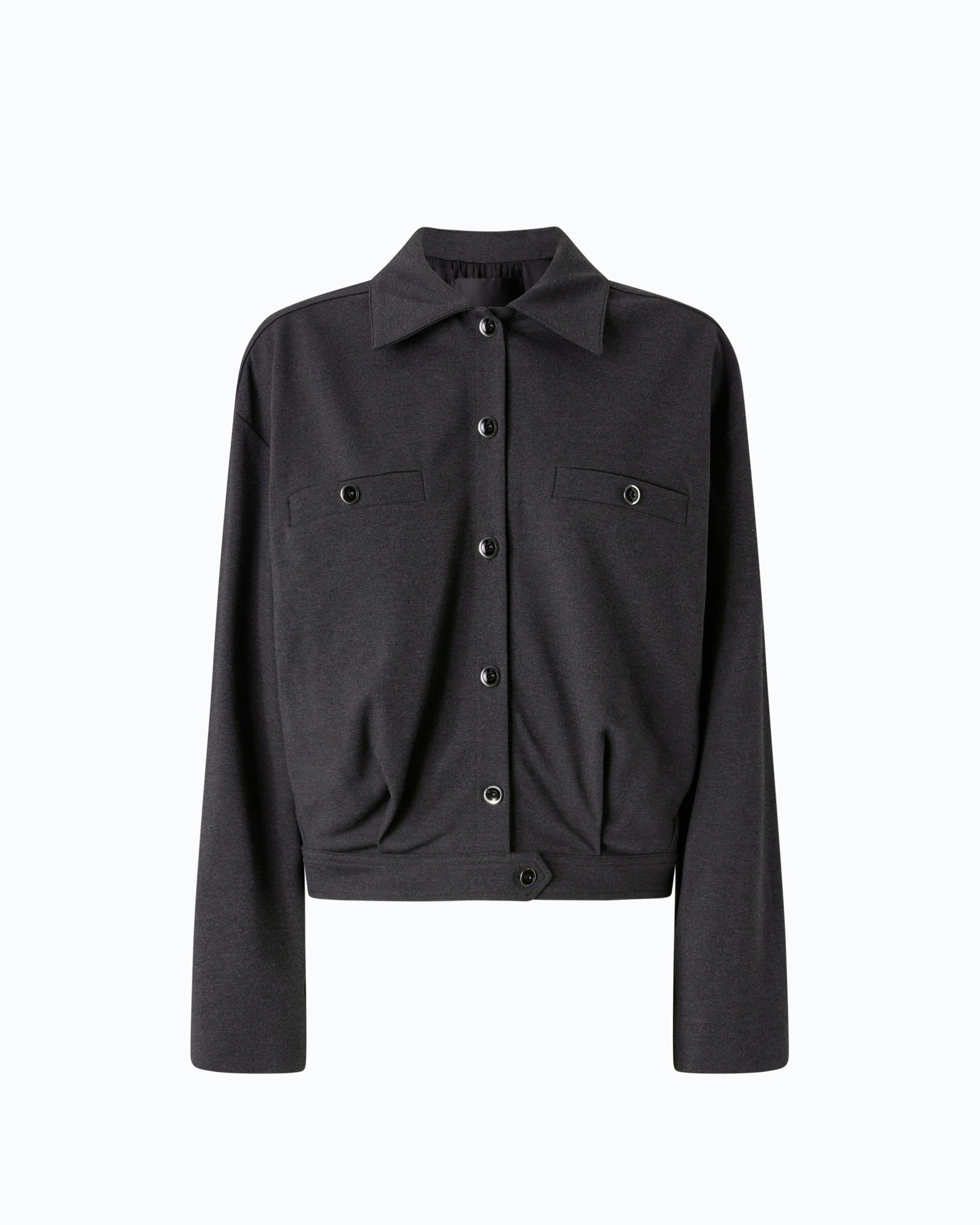 Pinko Caprifoglio Jacket kurtka koszulowa szara