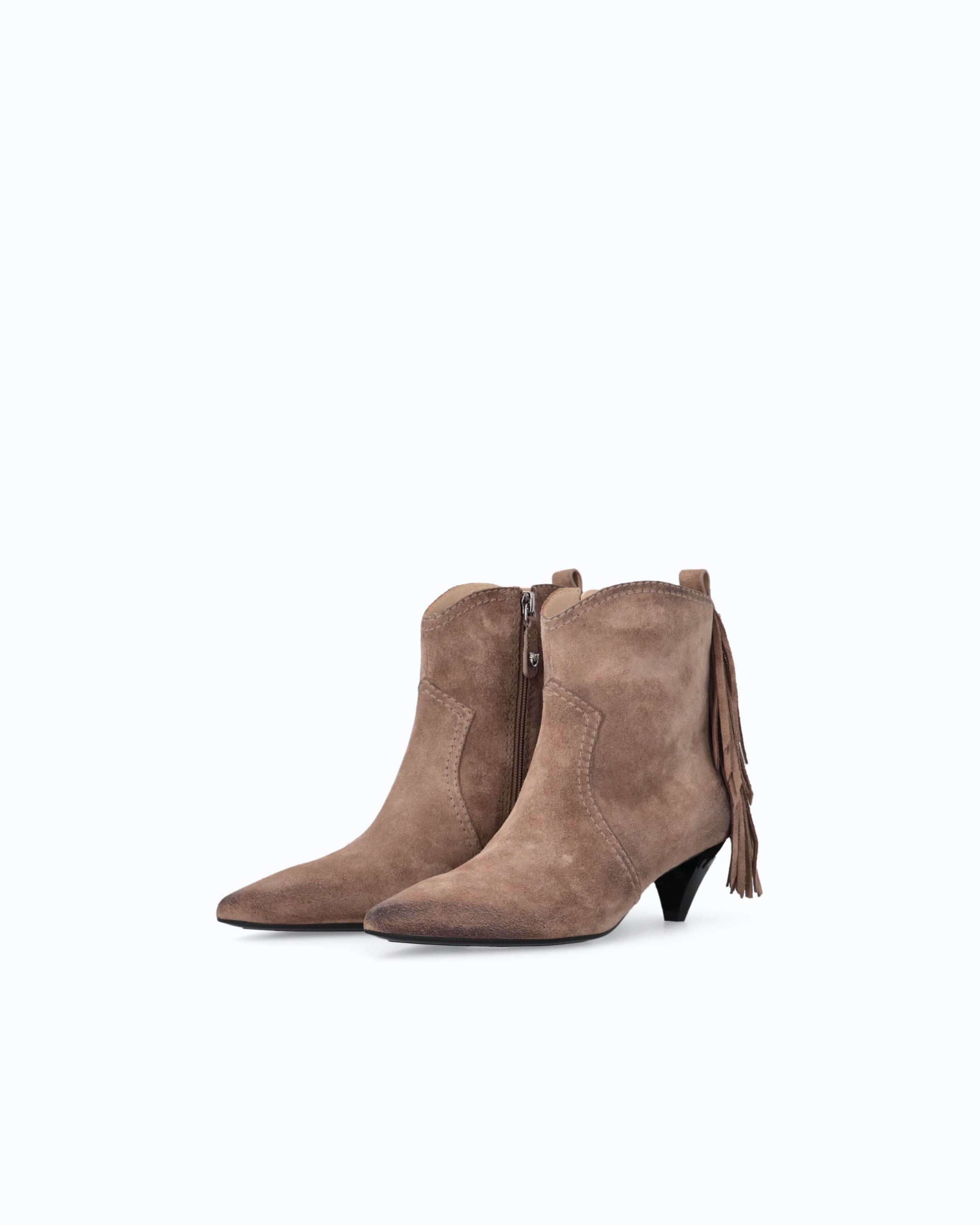 Pinko Didi 01 Ankle Boot botki brązowe zamsz