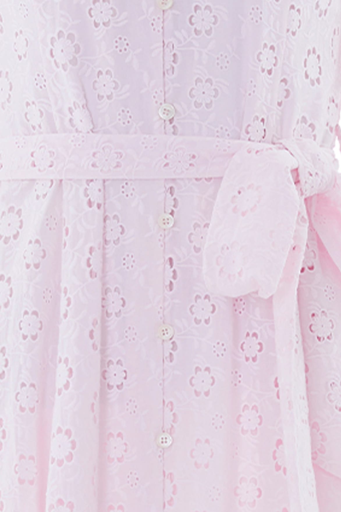 Needle & Thread Romilly Broderie Shirt Dress sukienka różowa