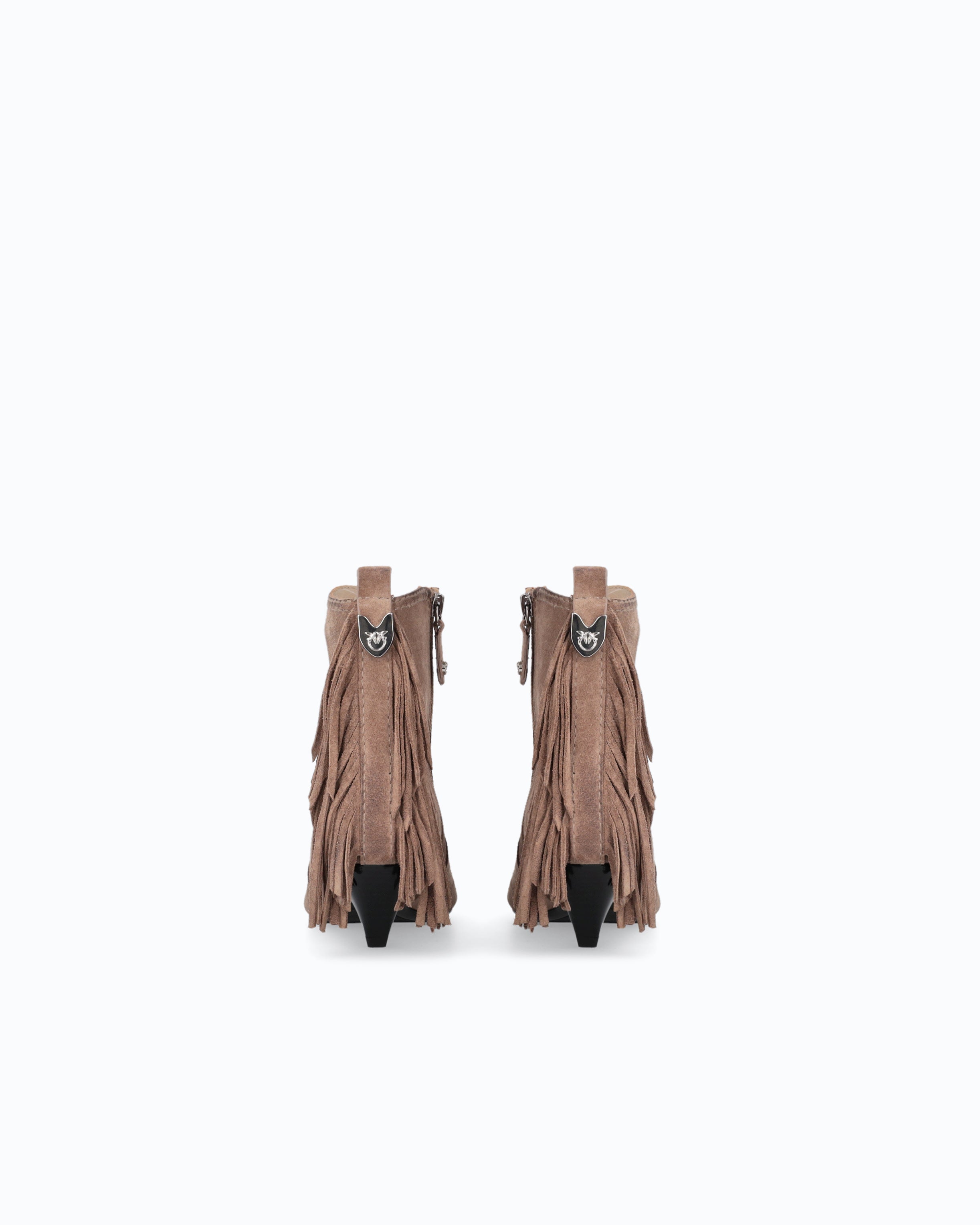 Pinko Didi 01 Ankle Boot botki brązowe zamsz